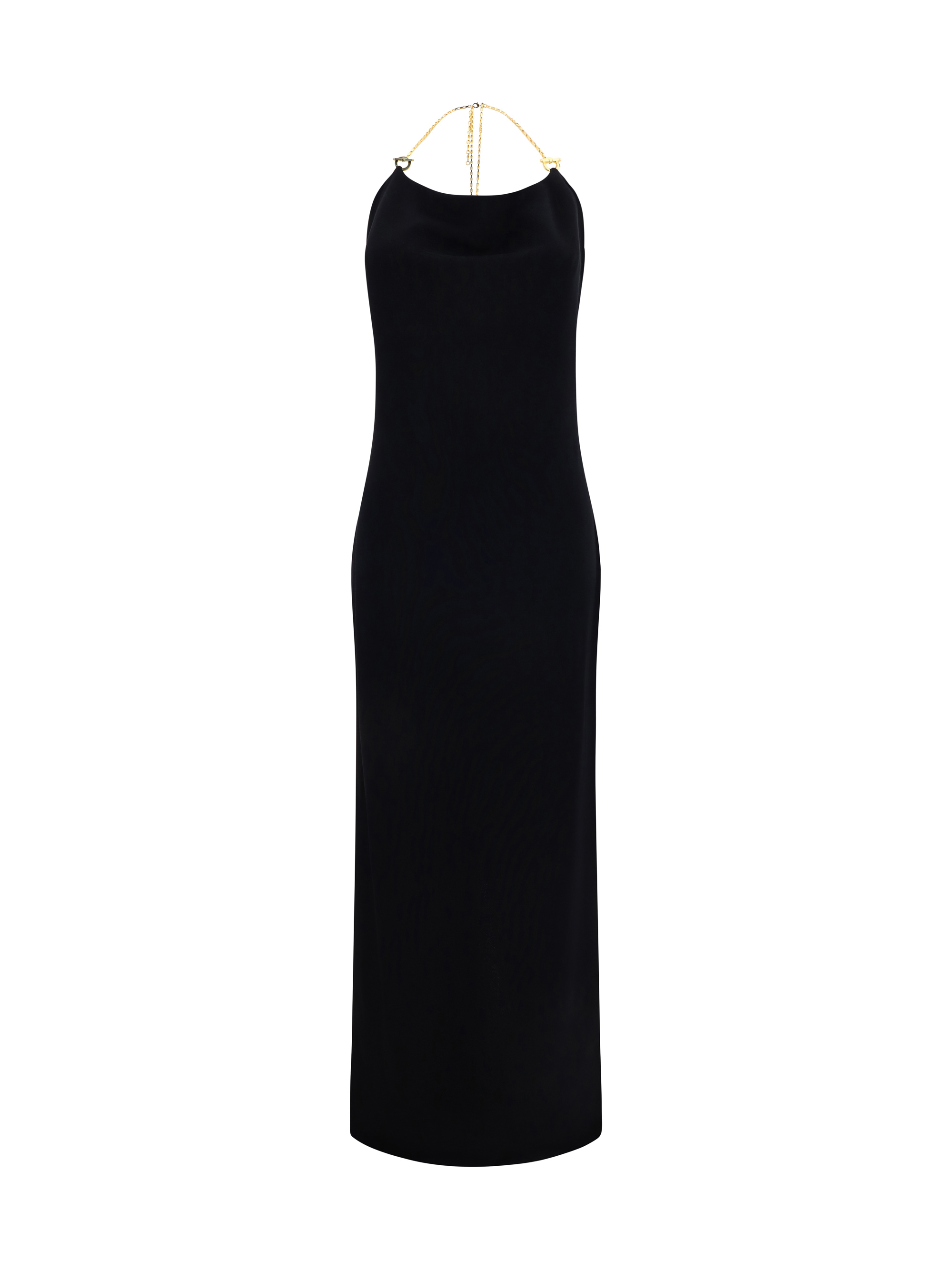 Shop Bottega Veneta Long Dress In Black