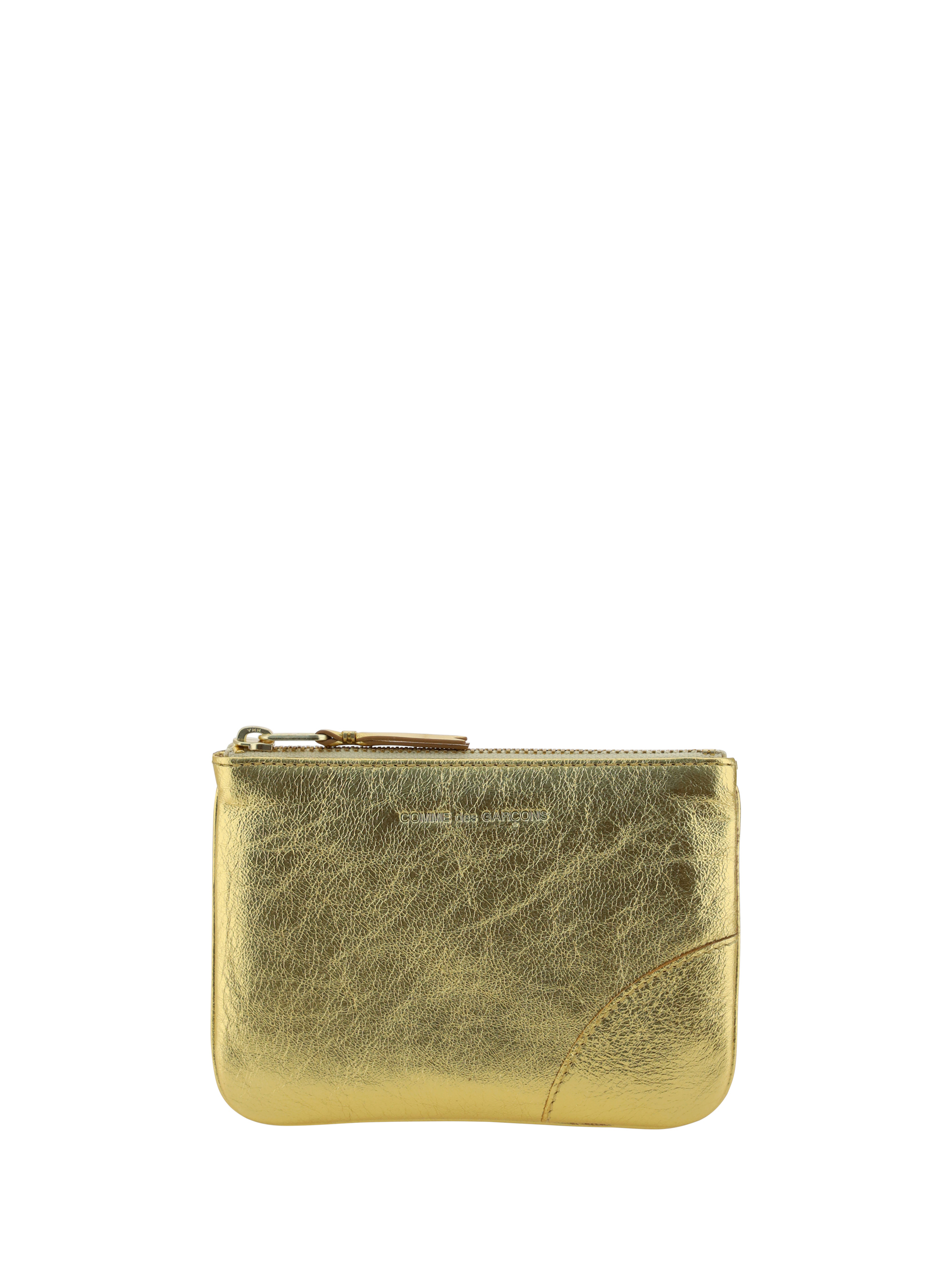 Shop Comme Des Garçons Coin Purse In Gold