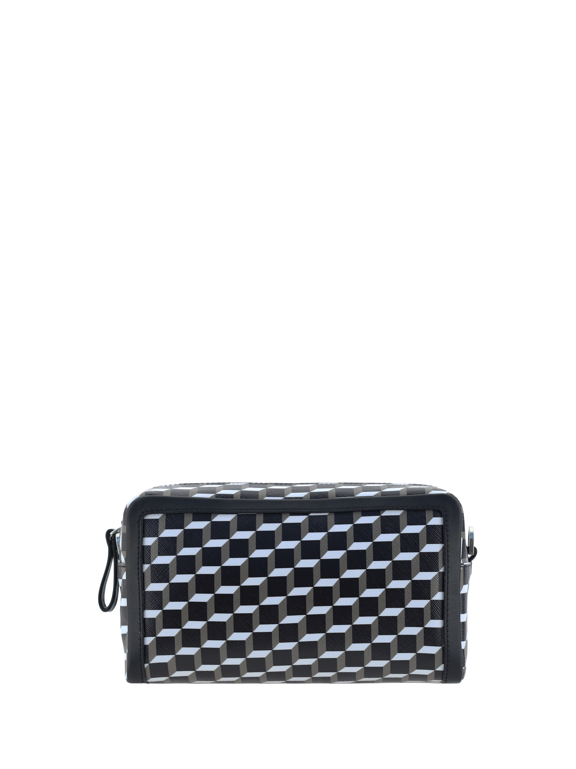 Shop Pierre Hardy Cube Box Shoulder Bag In Black-white-black