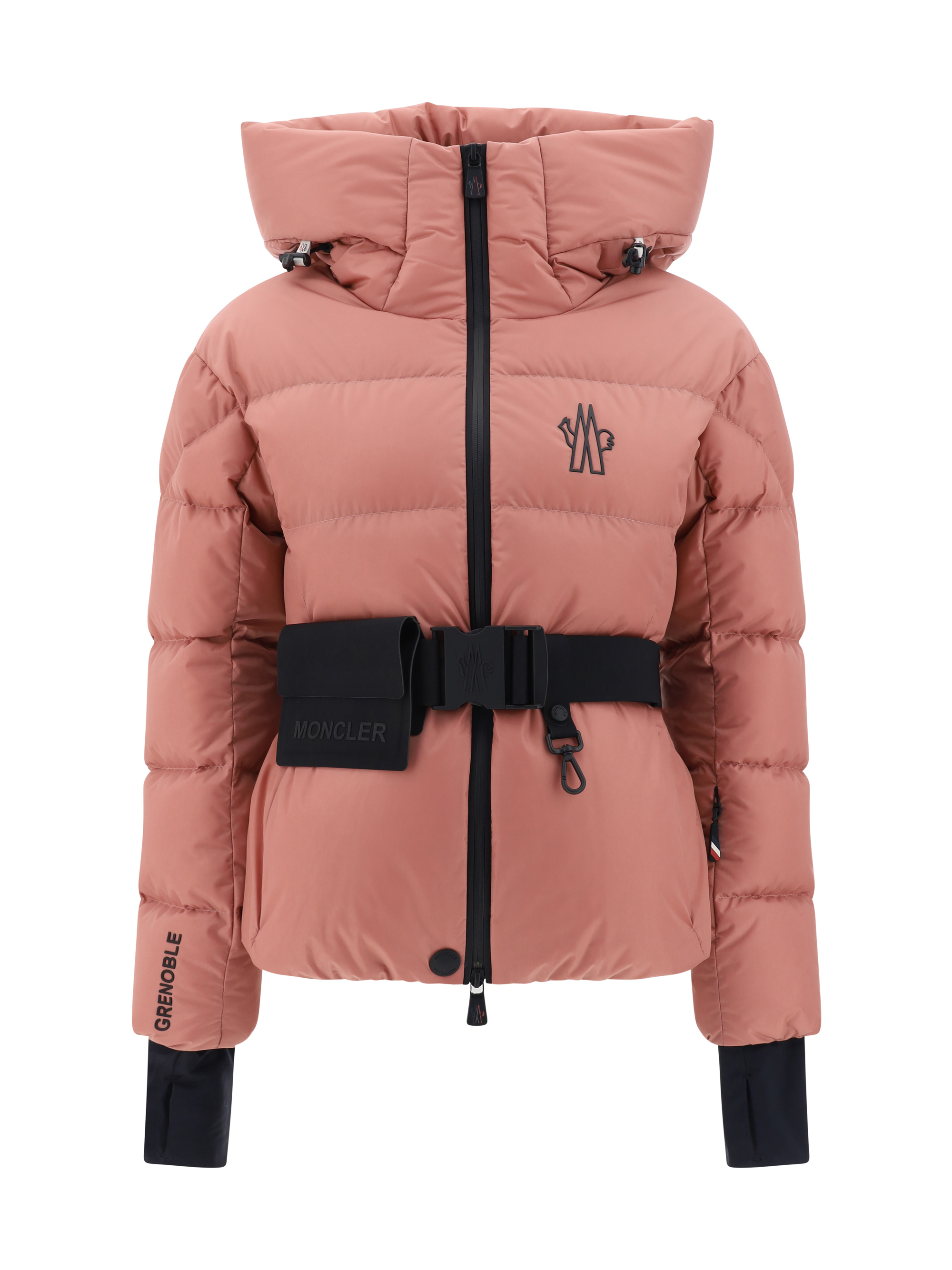 Shop Moncler Bouquetin Jacket In Pastel Pink