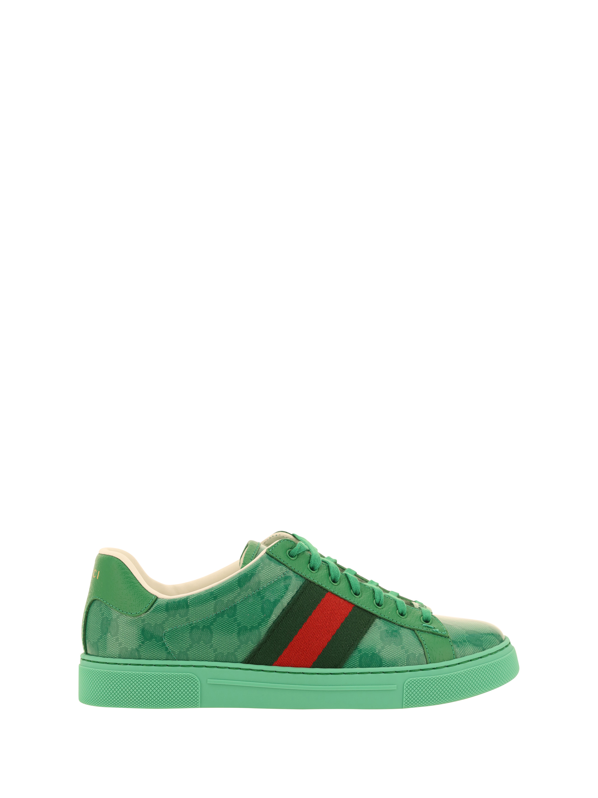 Gucci - Men - Suede-Trimmed Monogrammed Canvas High-Top Sneakers Neutrals - UK 11