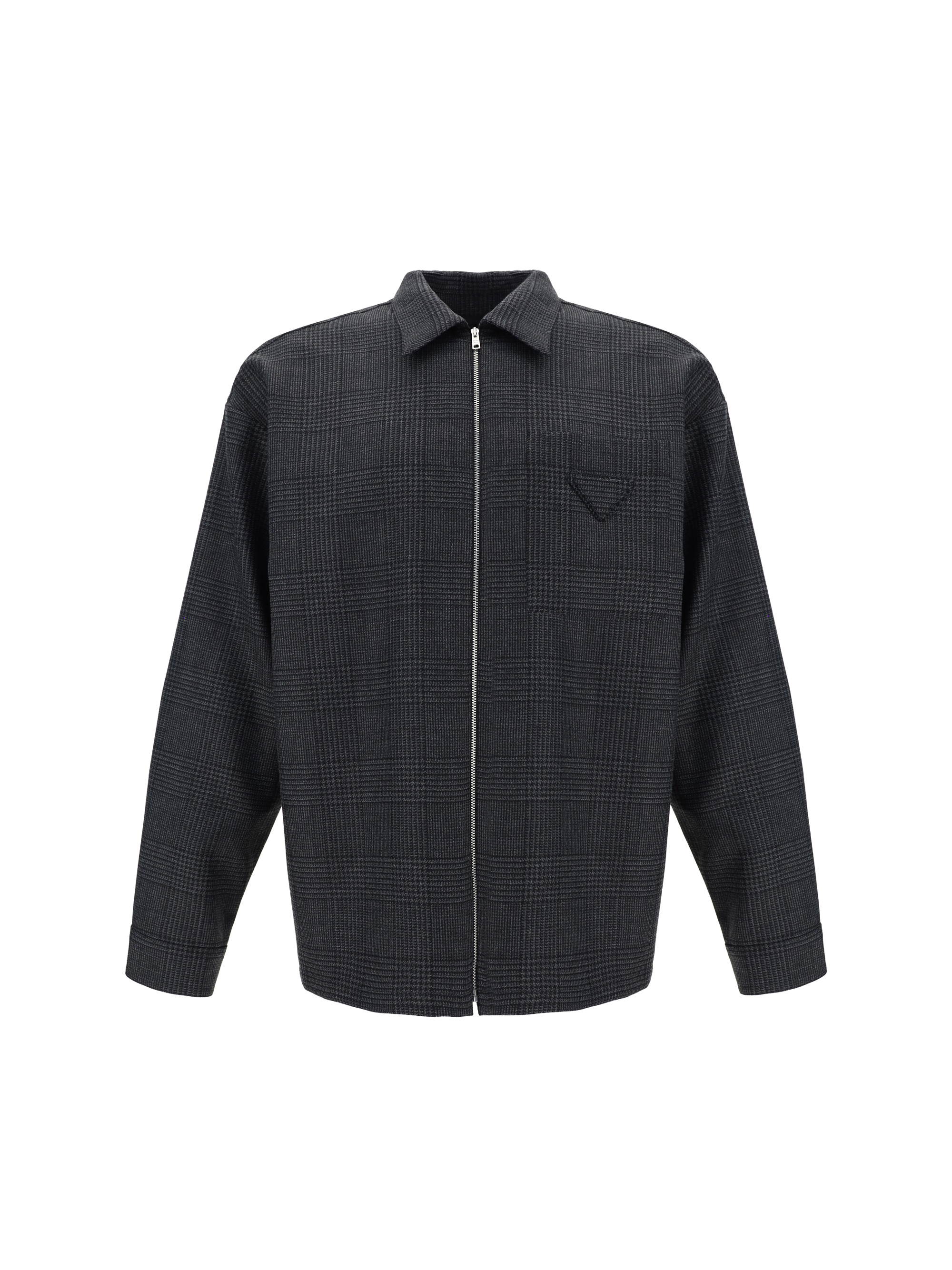 Shop Prada Shirt In Antracite