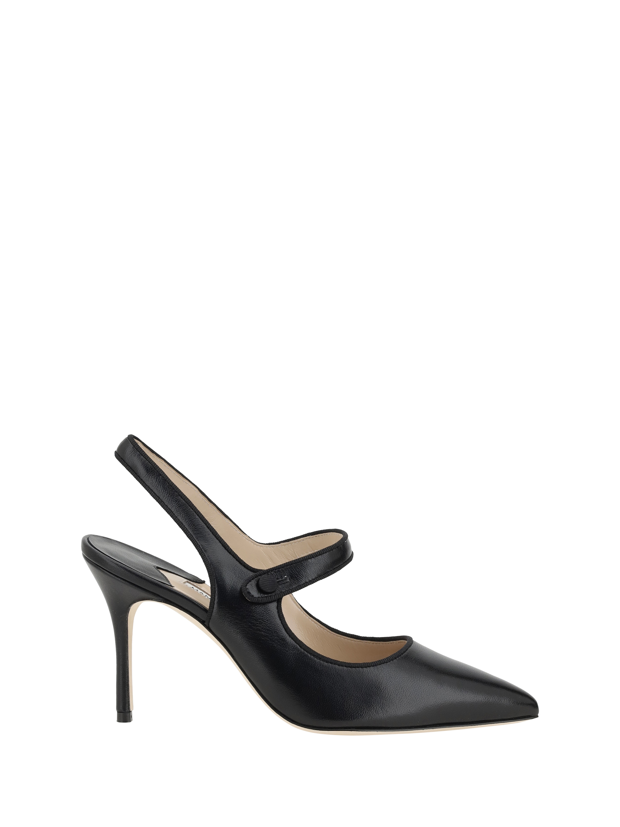 MANOLO BLAHNIK CAMPARISLI PUMPS