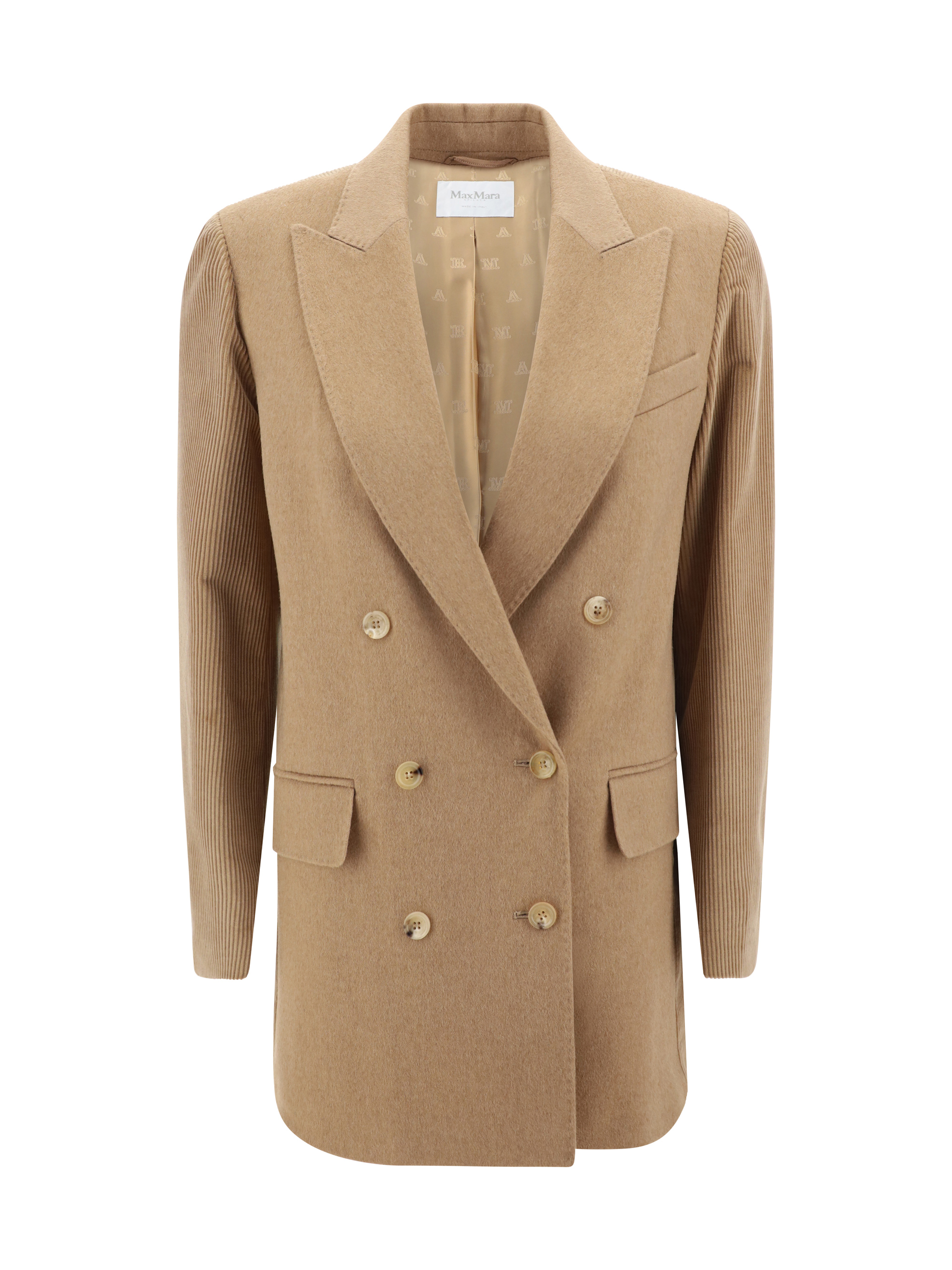 Shop Max Mara Potente Blazer Jacket In Cammello