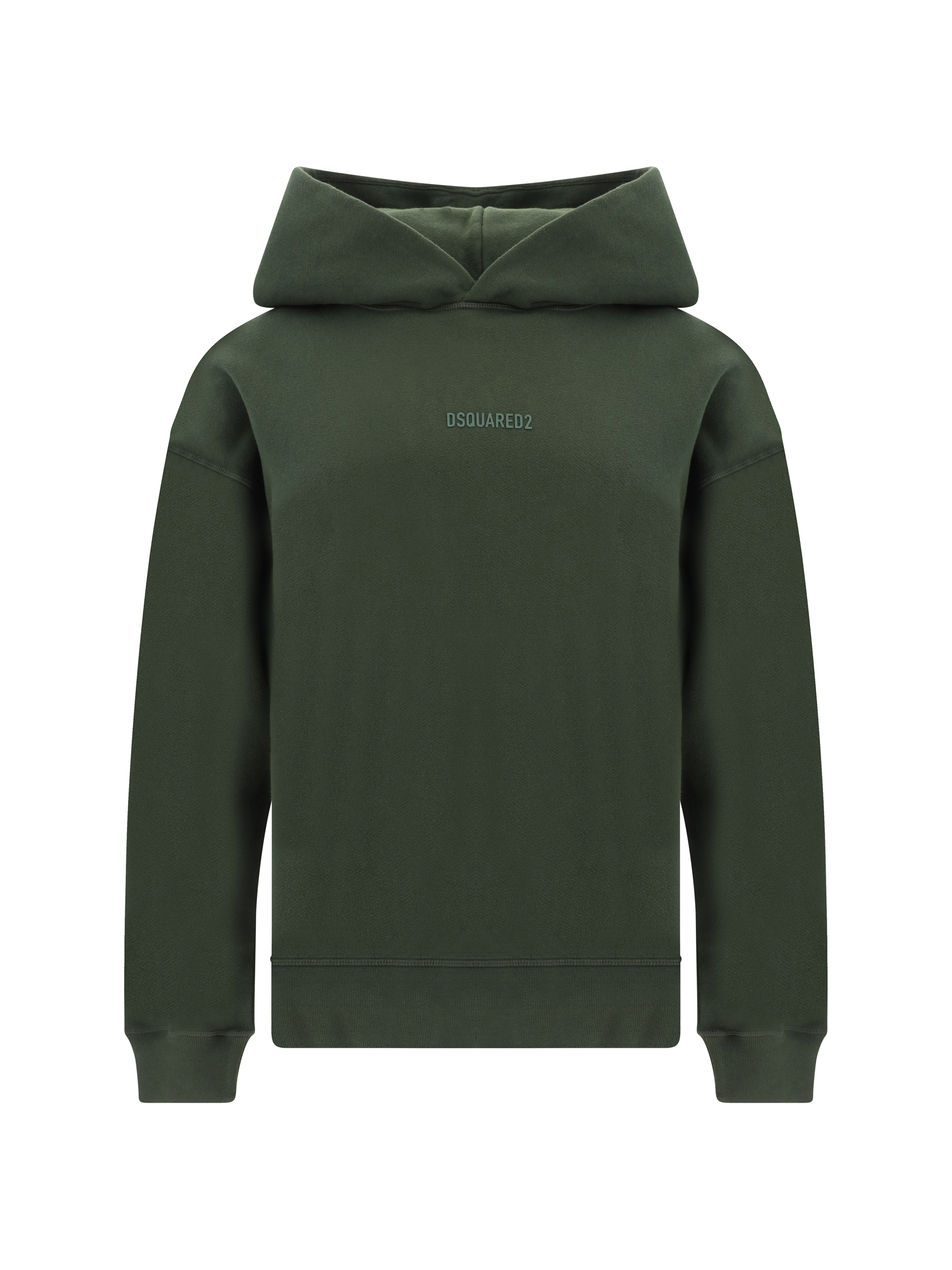 Shop Dsquared2 Hoodie In Military Green