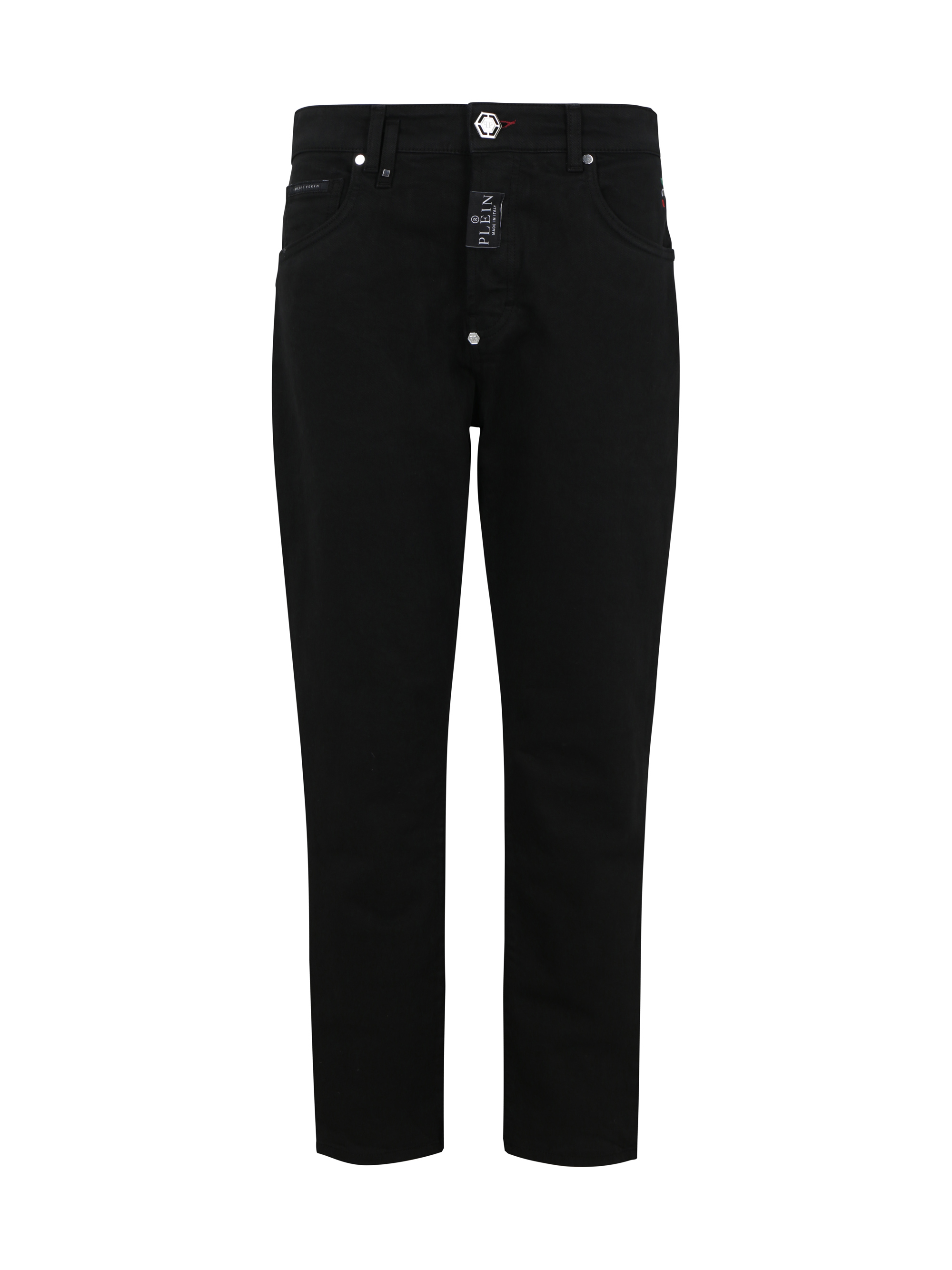 Philipp Plein Cotton Jeans In Black