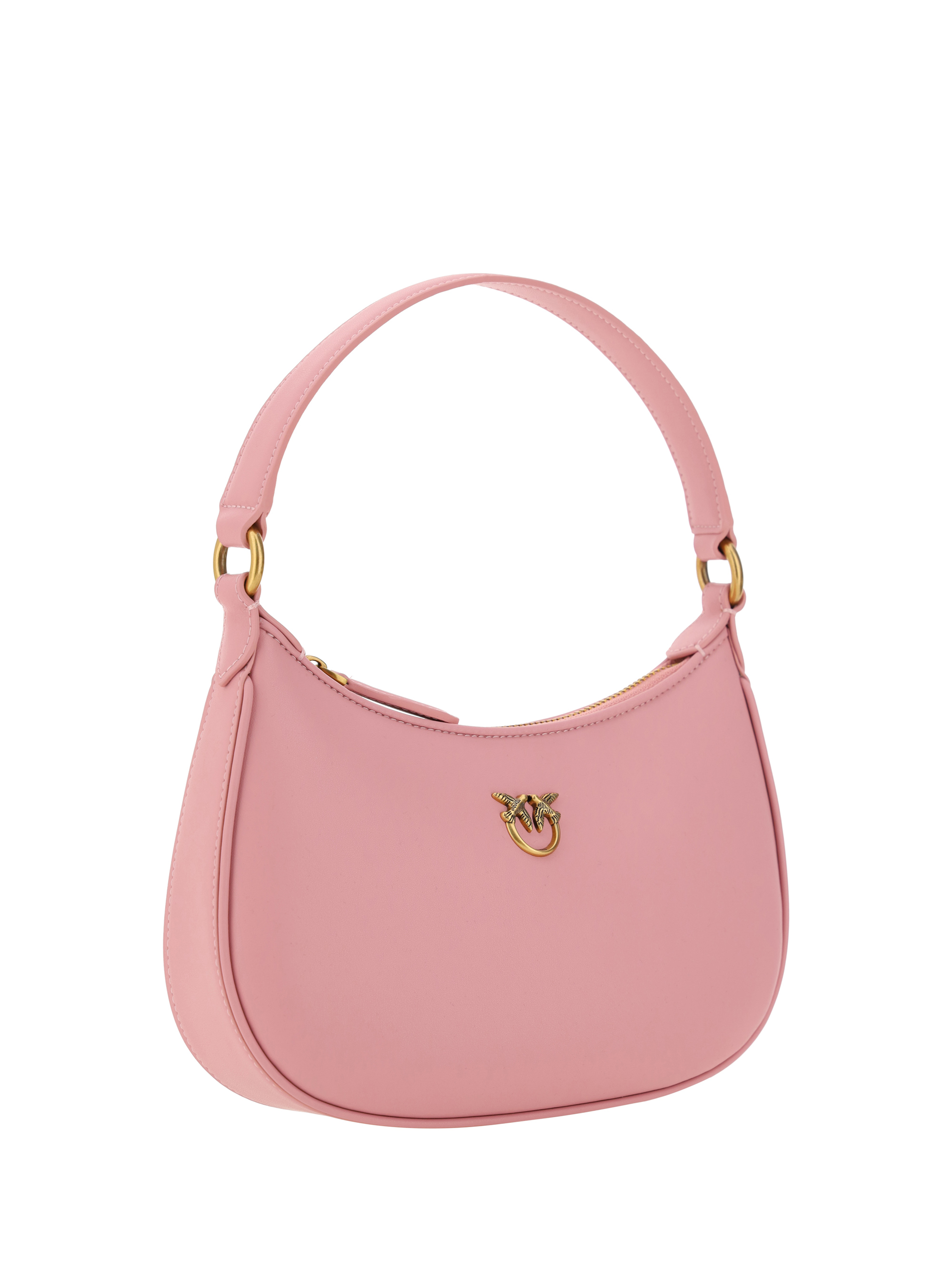 Valentino - VLogo Mini Hobo Shoulder Bag in Pink Valentino