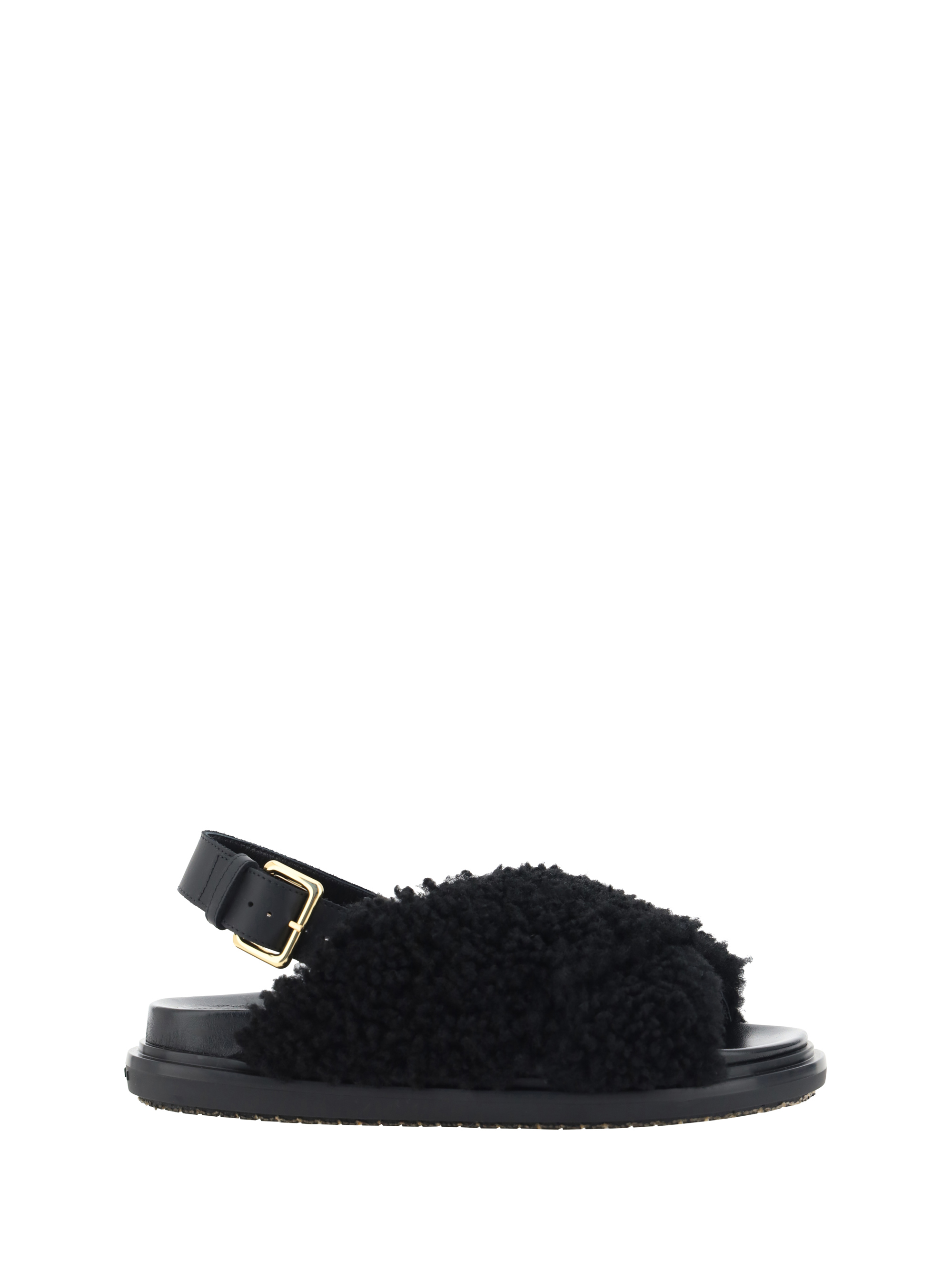 Shop Marni Fussbett Sandals In Black