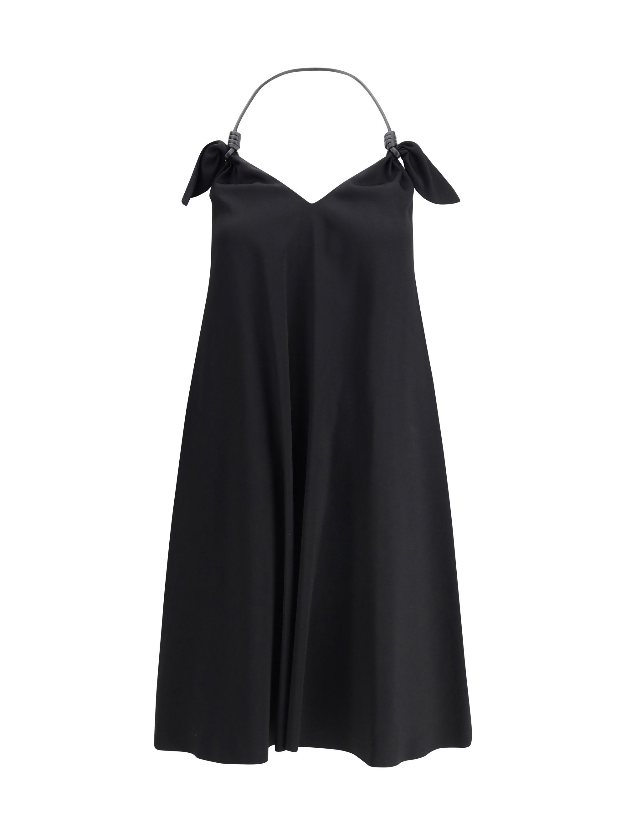Shop Loewe Flamenco Dress In Black