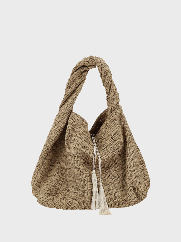 Raffia Shoulder Bag