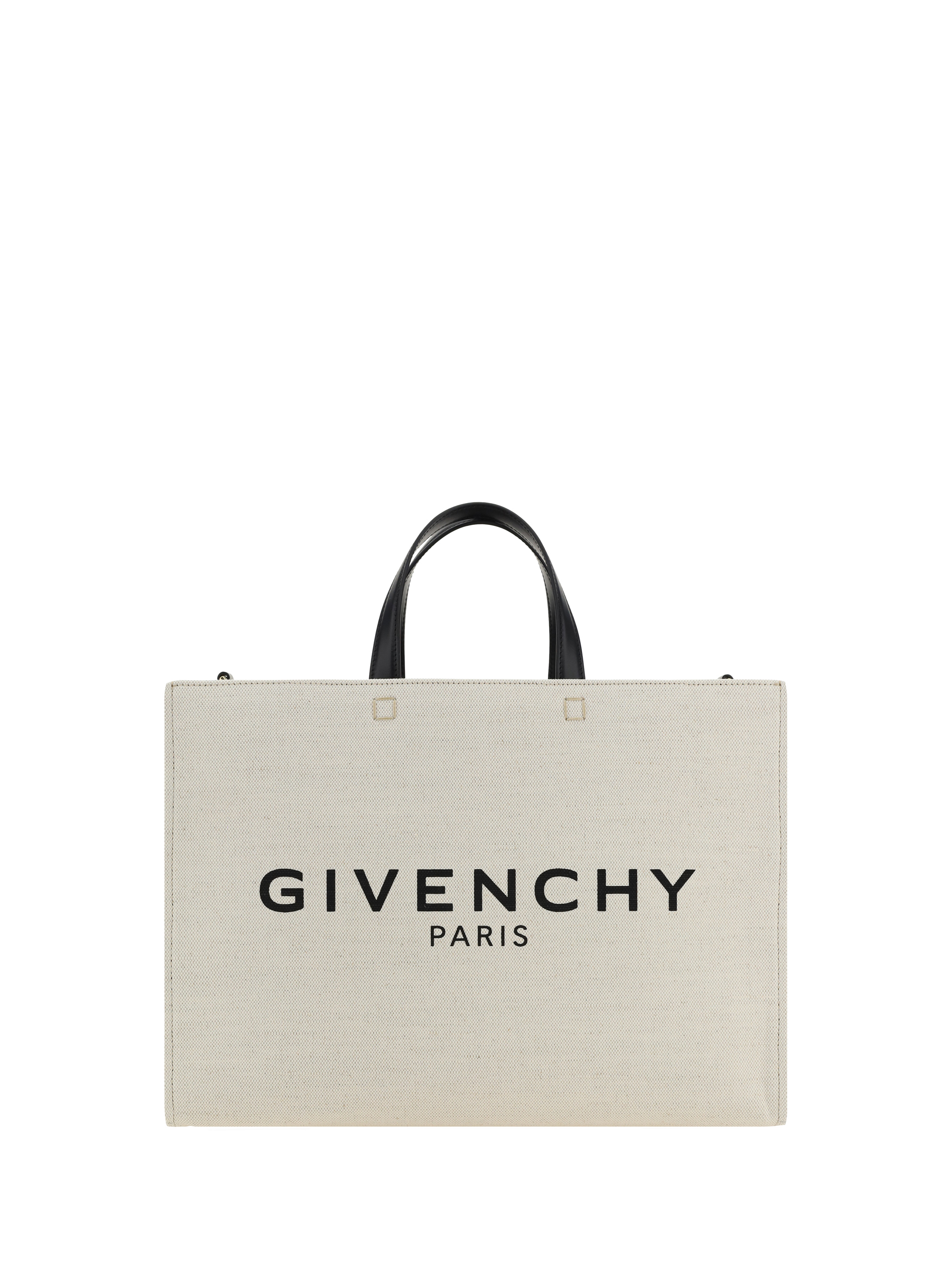 Givenchy G-tote Handbag In Beige/black