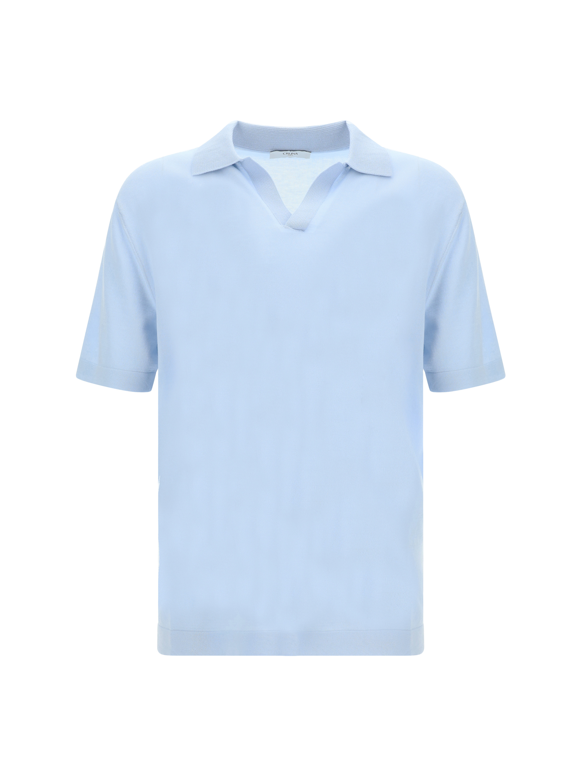 Shop Cruna Polo Shirt In Azzurro