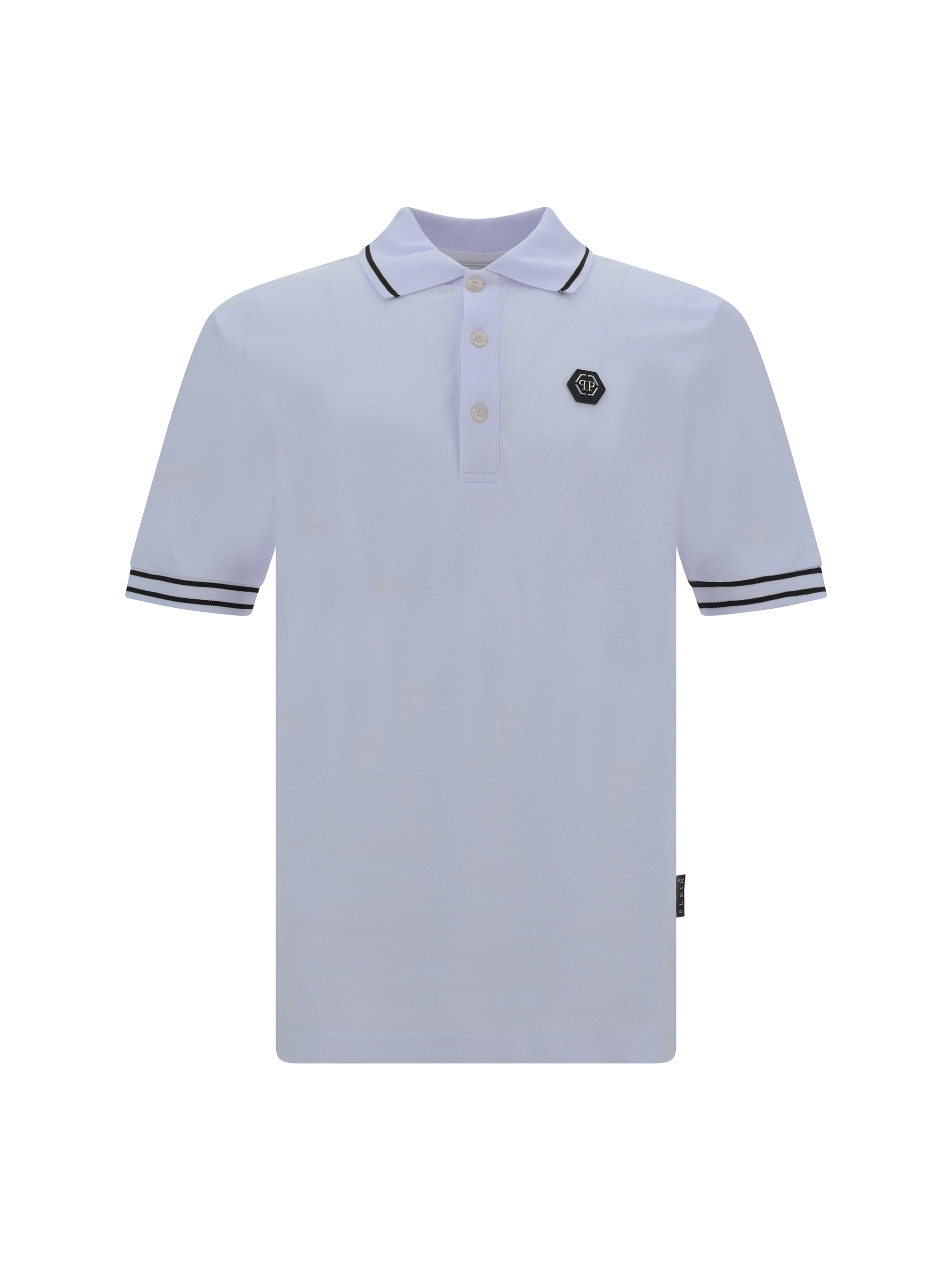 Shop Philipp Plein Polo Shirt In White