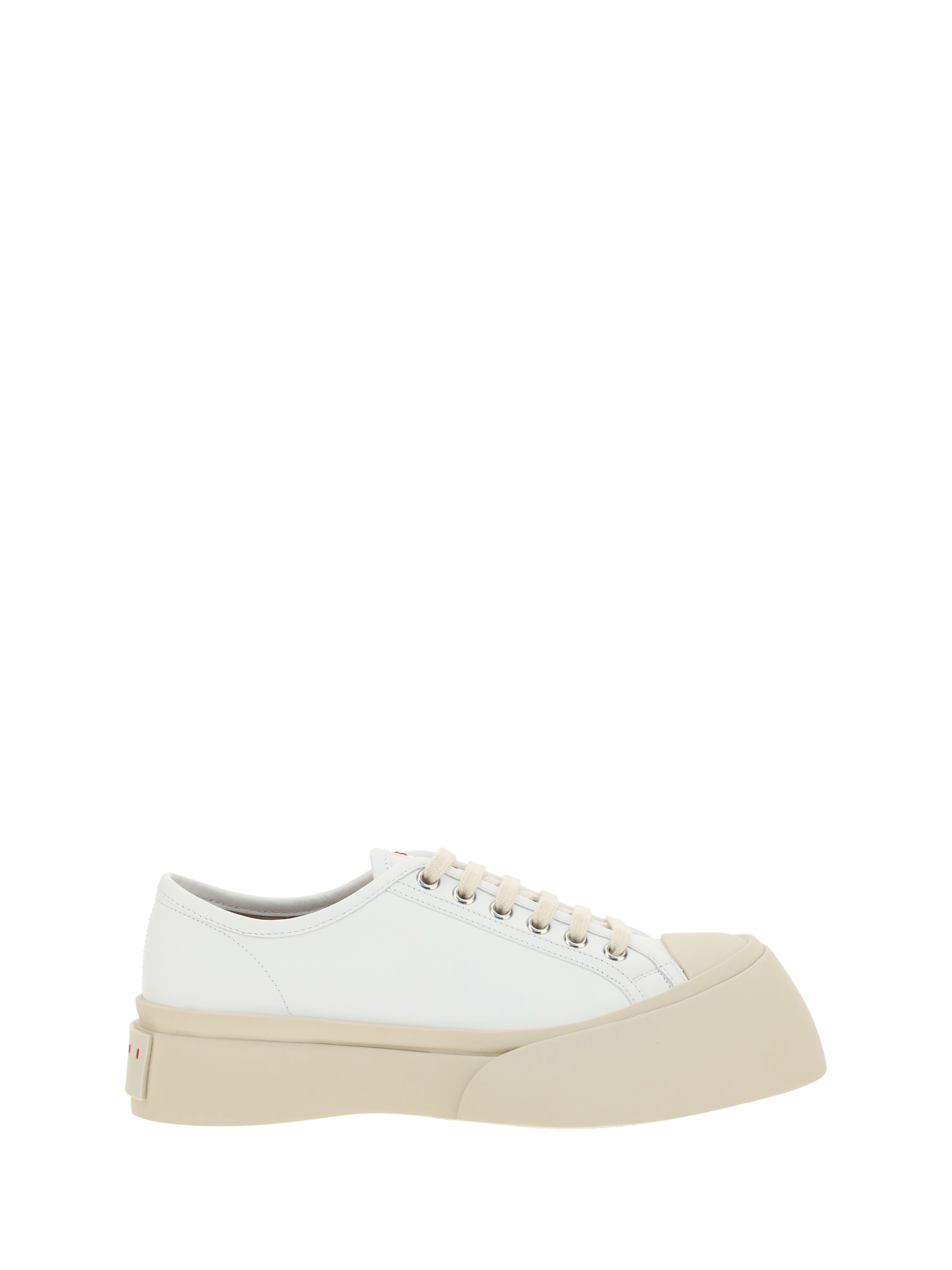 Marni Pablo Leather Sneakers In 00w01