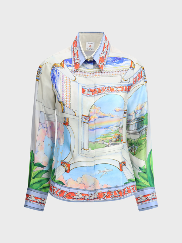 Colorful silk Shirt