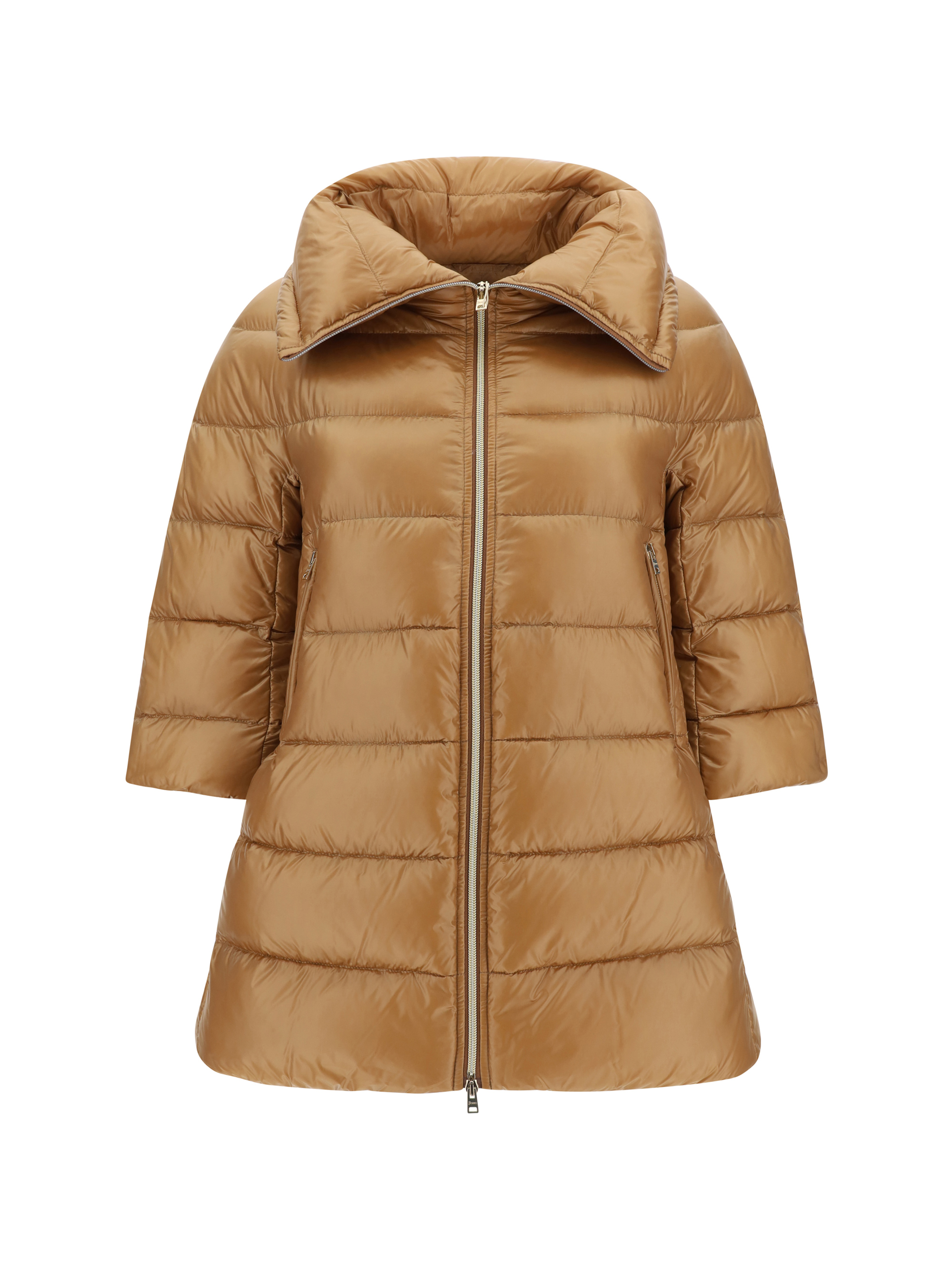 Shop Herno Down Jacket In Cammello