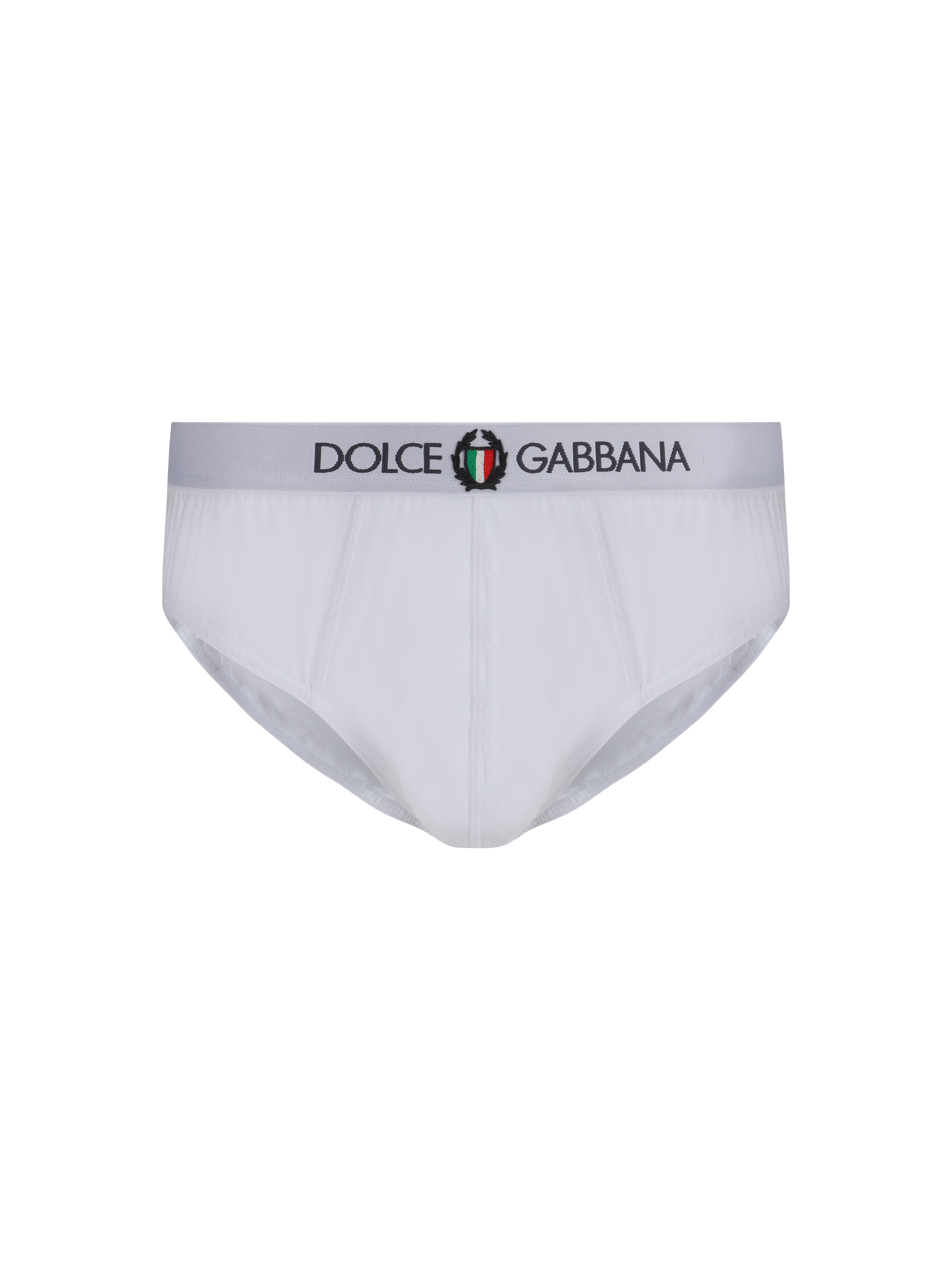 Shop Dolce & Gabbana Underwear Briefs In Bianco Ottico