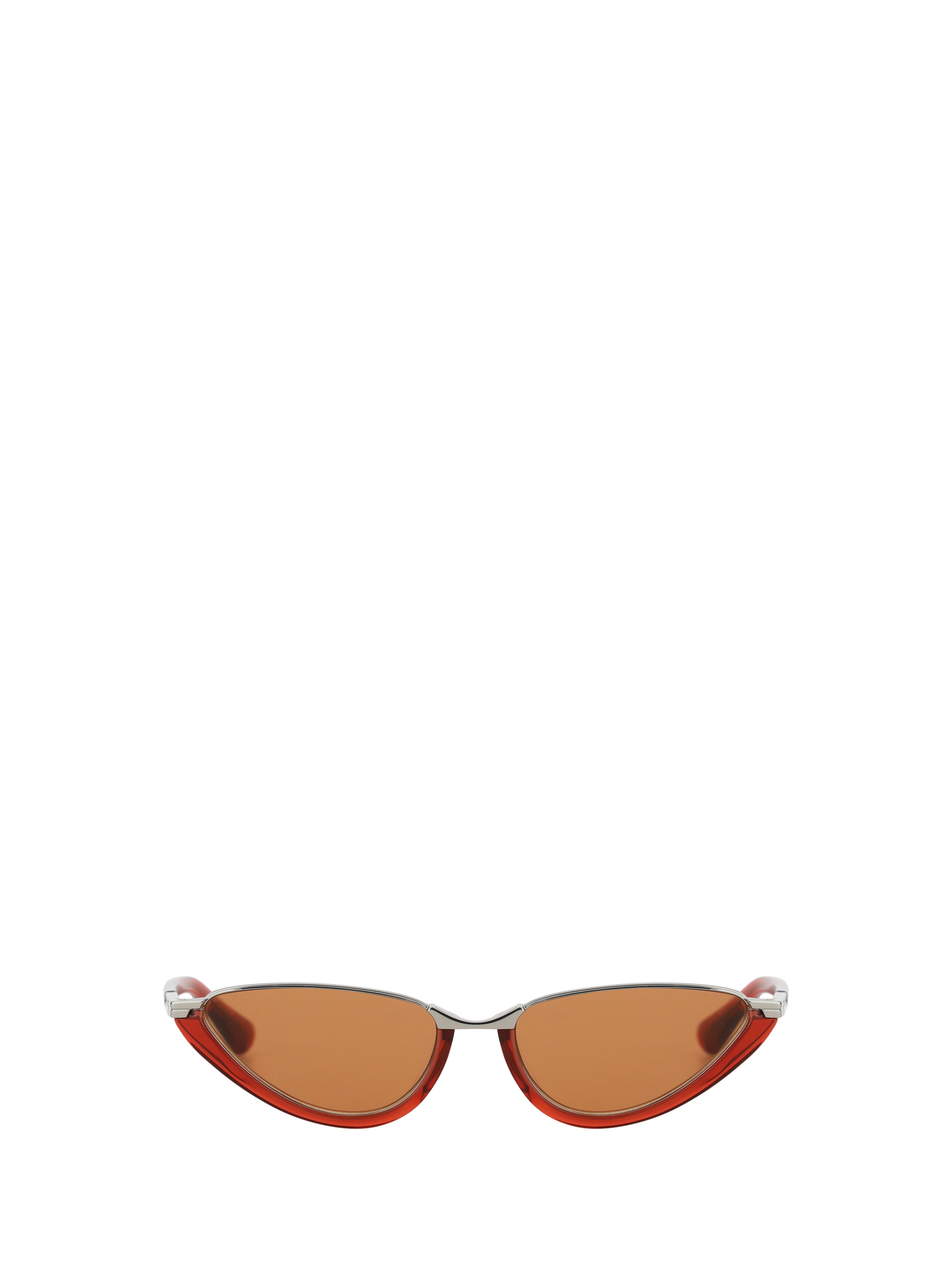 Shop Bottega Veneta Sunglasses In Red-red-brown