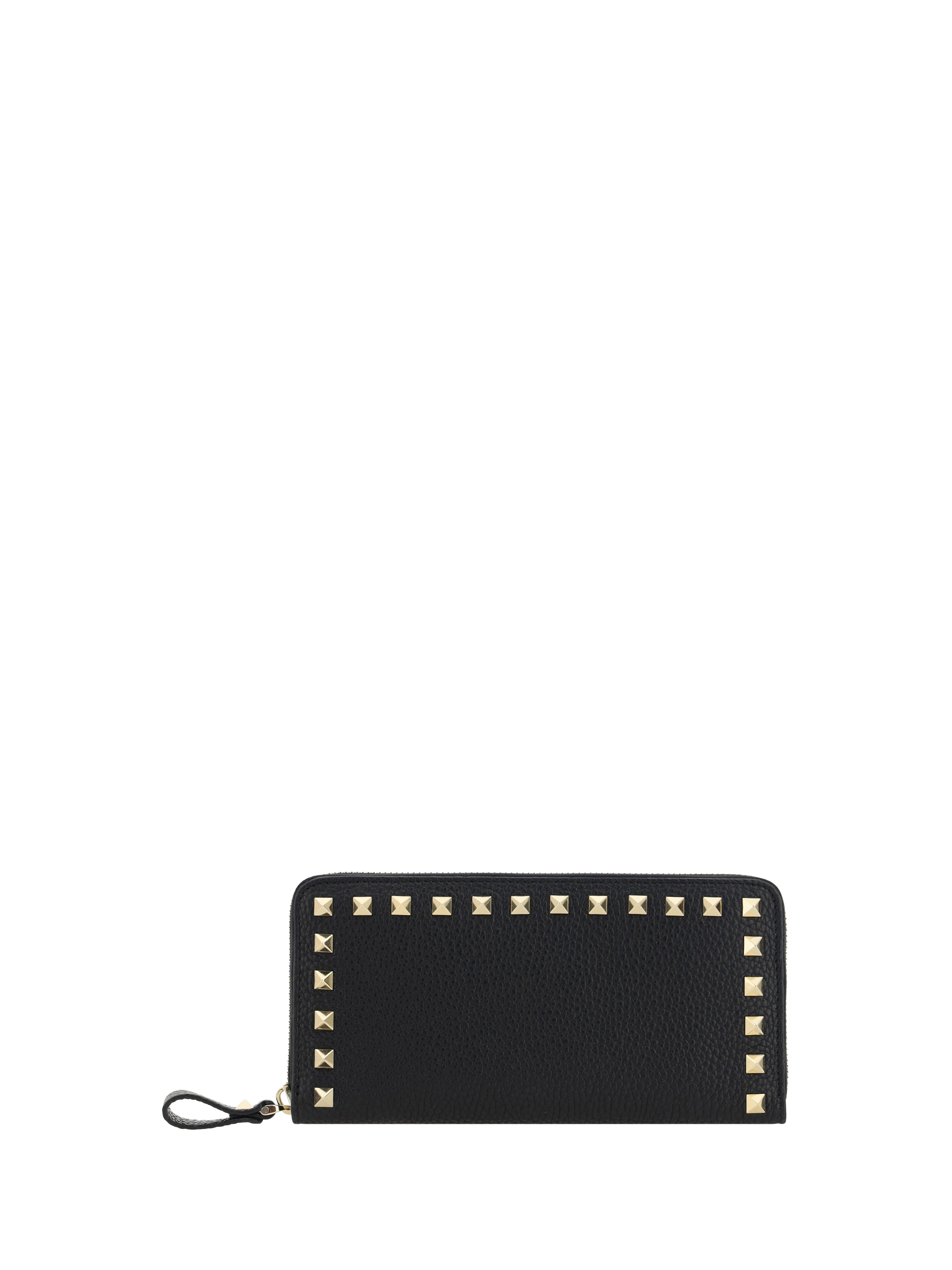 Shop Valentino Zip Around Wallet In Nero