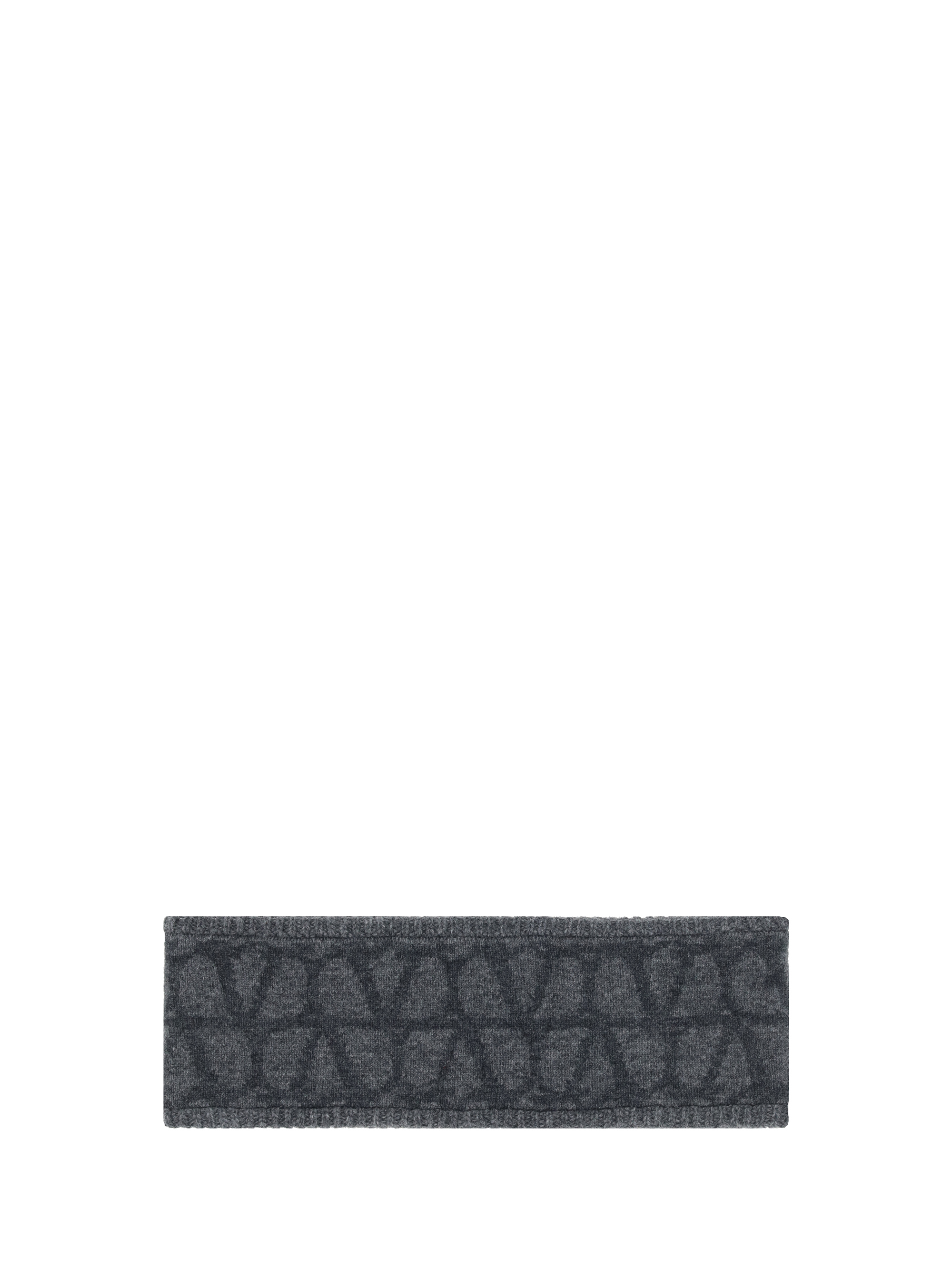 Shop Valentino Headband In Grigio Melange/antracite