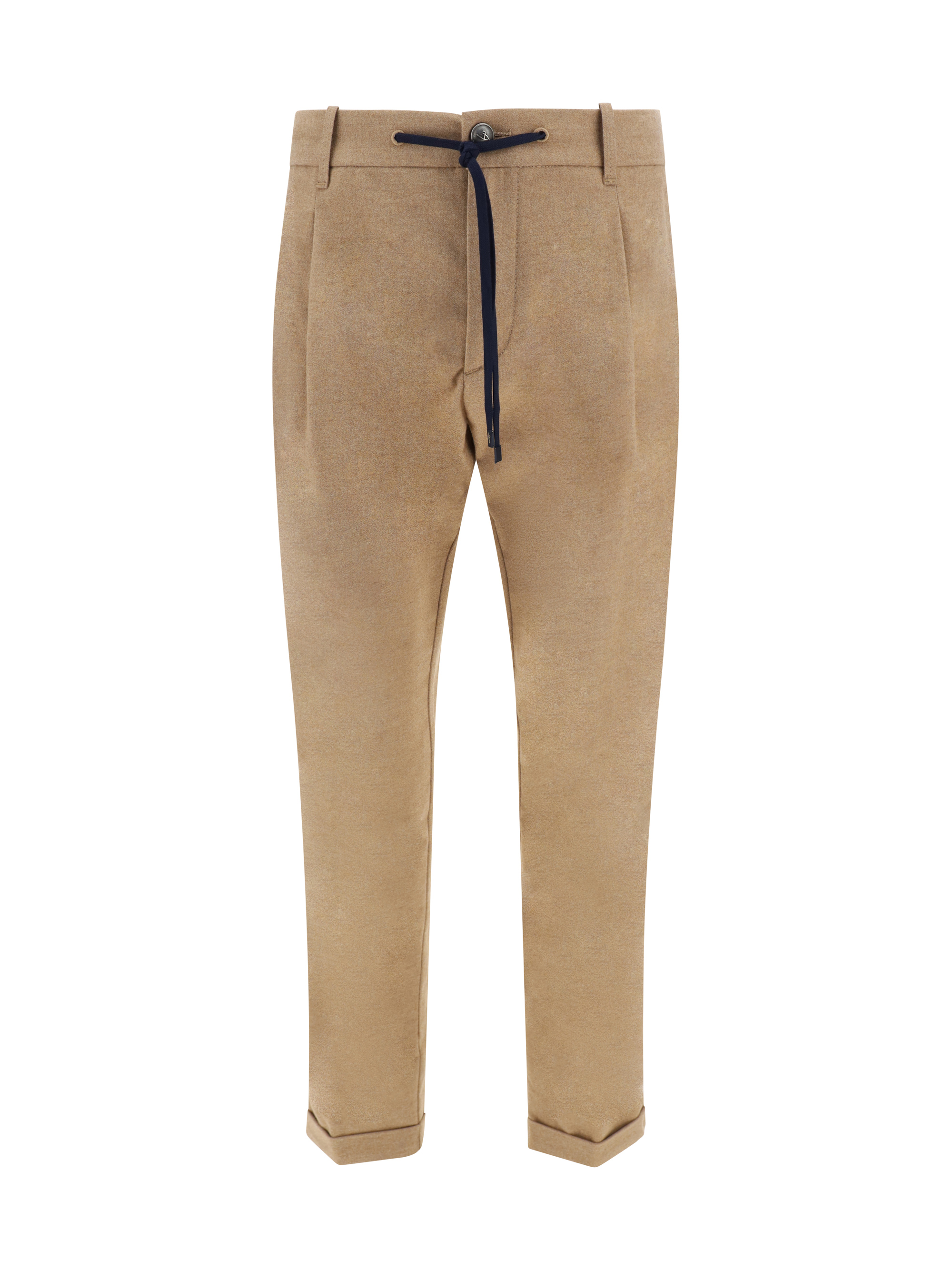 Hand Picked Trousers In Cammello