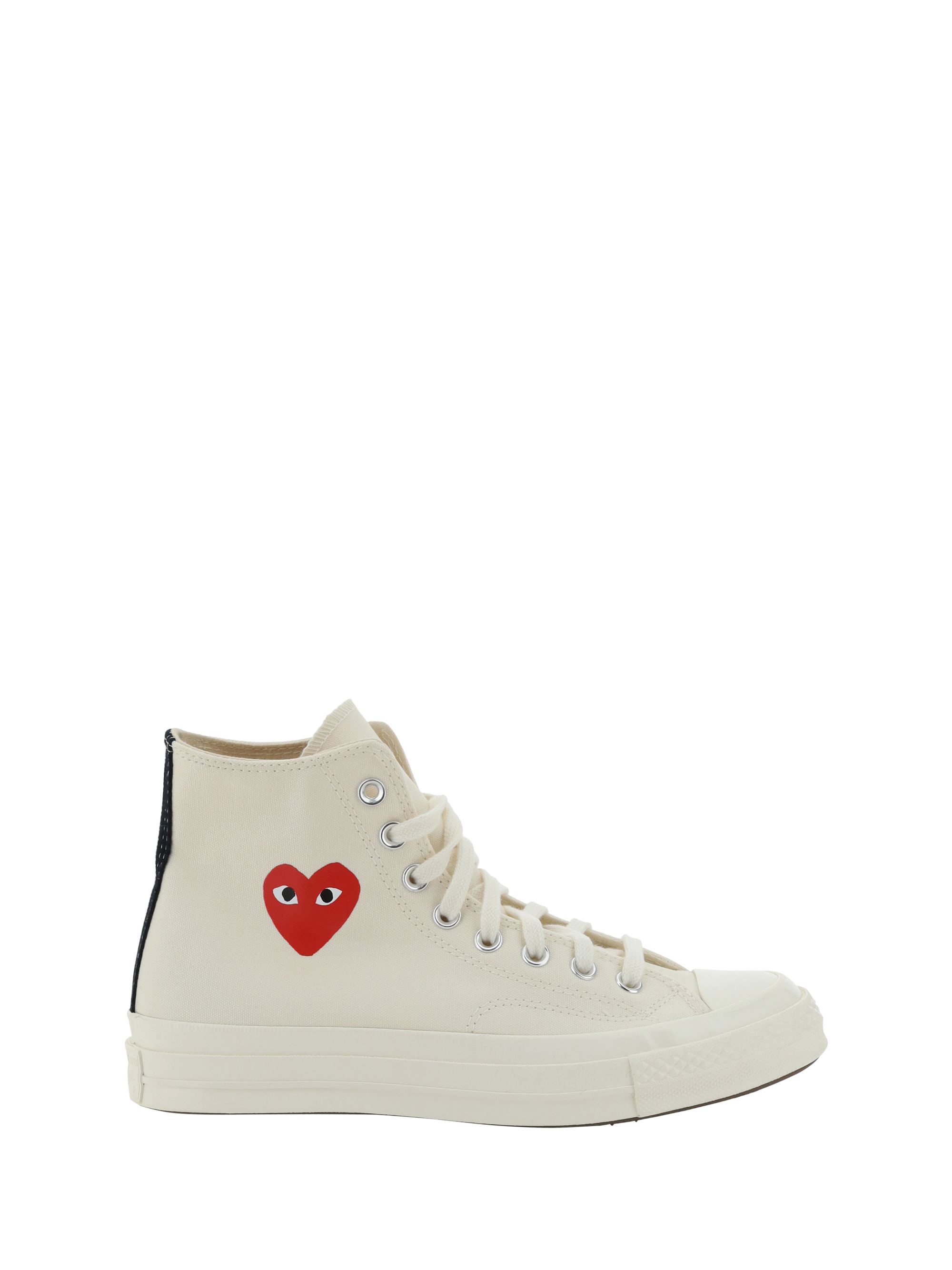 Shop Comme Des Garçons Play X Converse Comme Des Garcons Play X Converse Sneakers In White