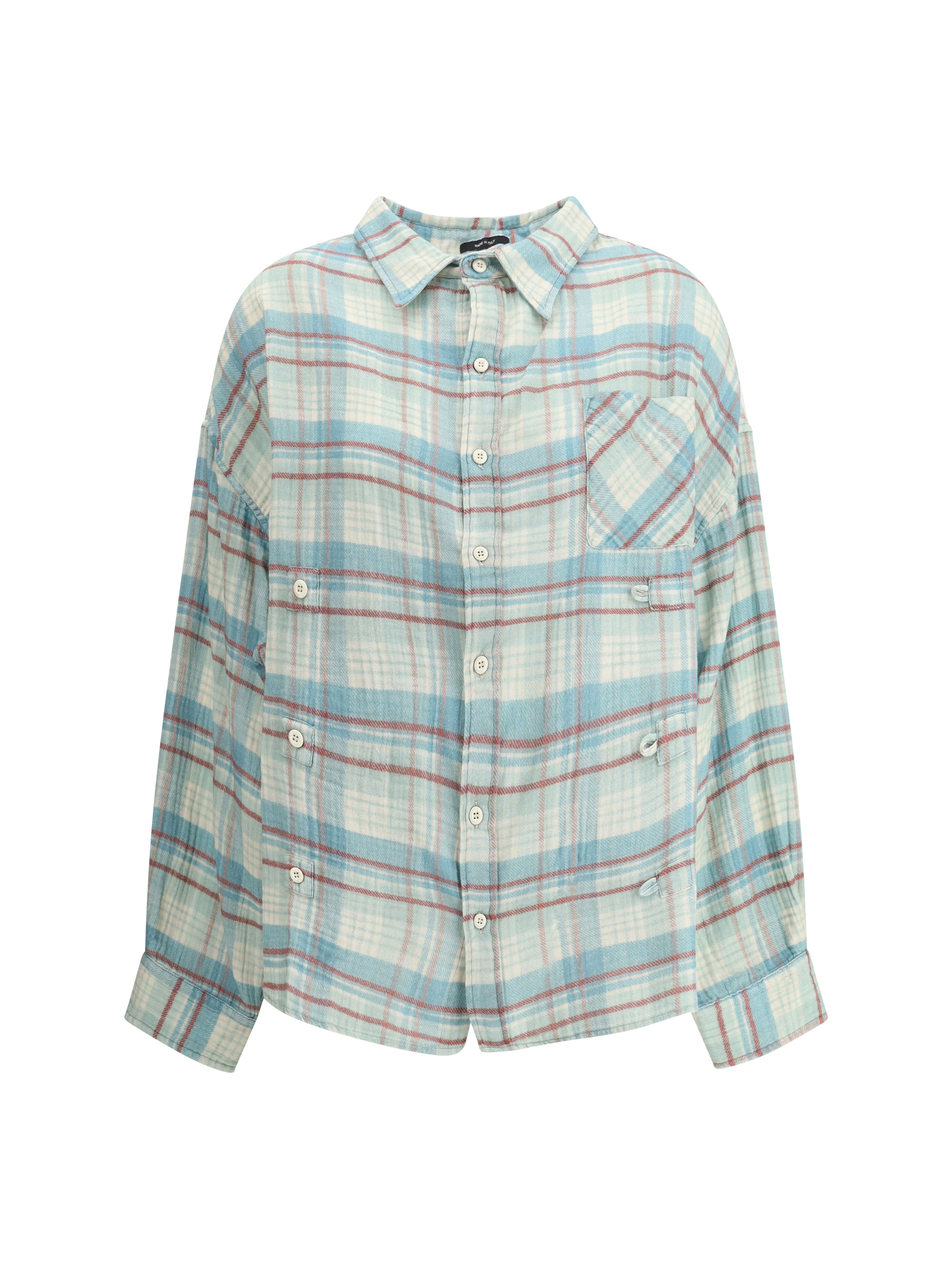 Double Front flannel Shirt