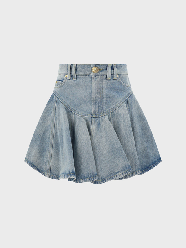 Denim Mini Skirt