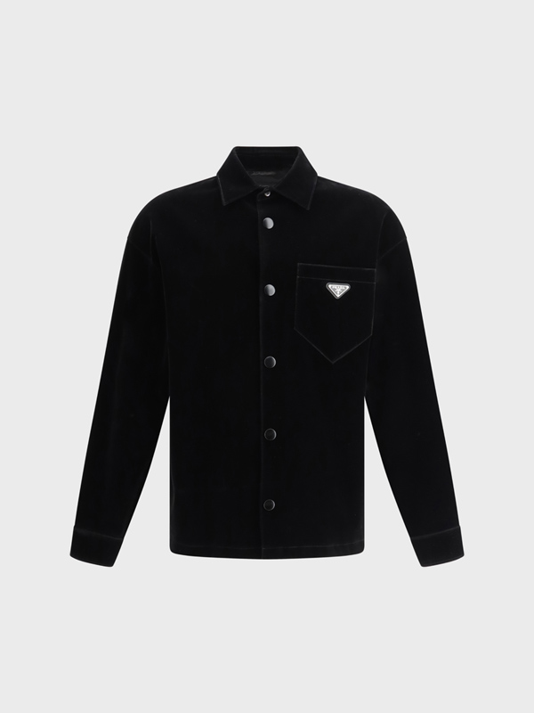 Velvet Shirt Jacket