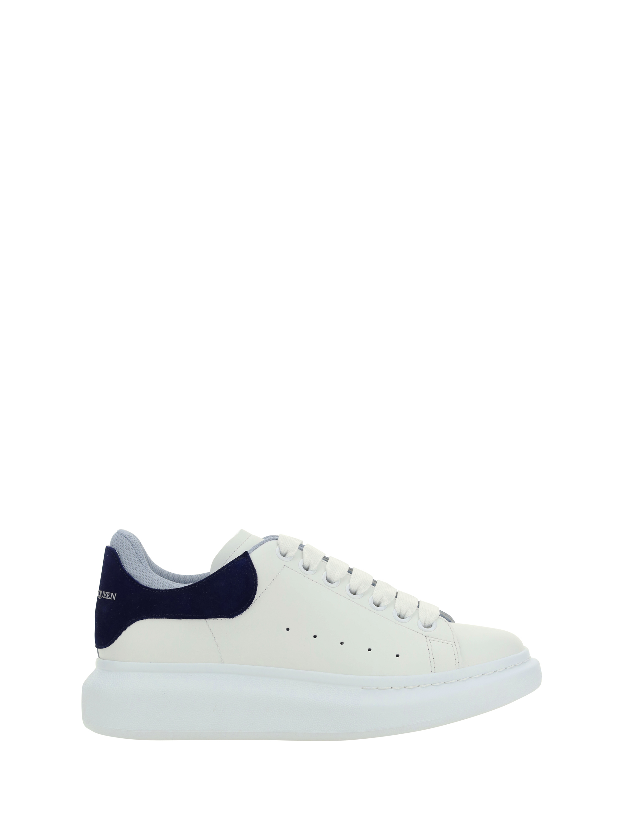 Alexander Mcqueen Sneakers In White/navy/lig Blue