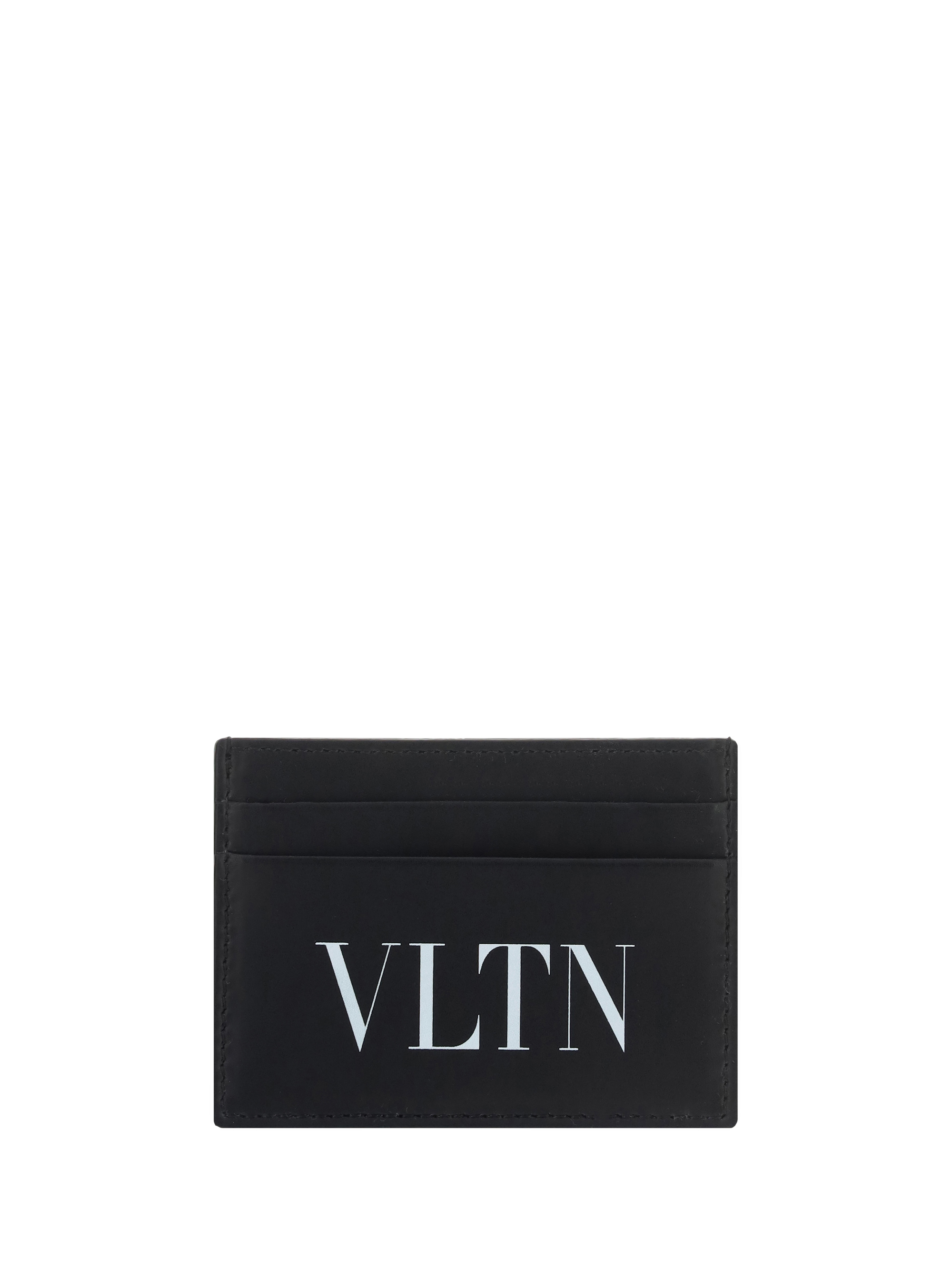 Shop Valentino Vltn Card Holder In Nero/bianco