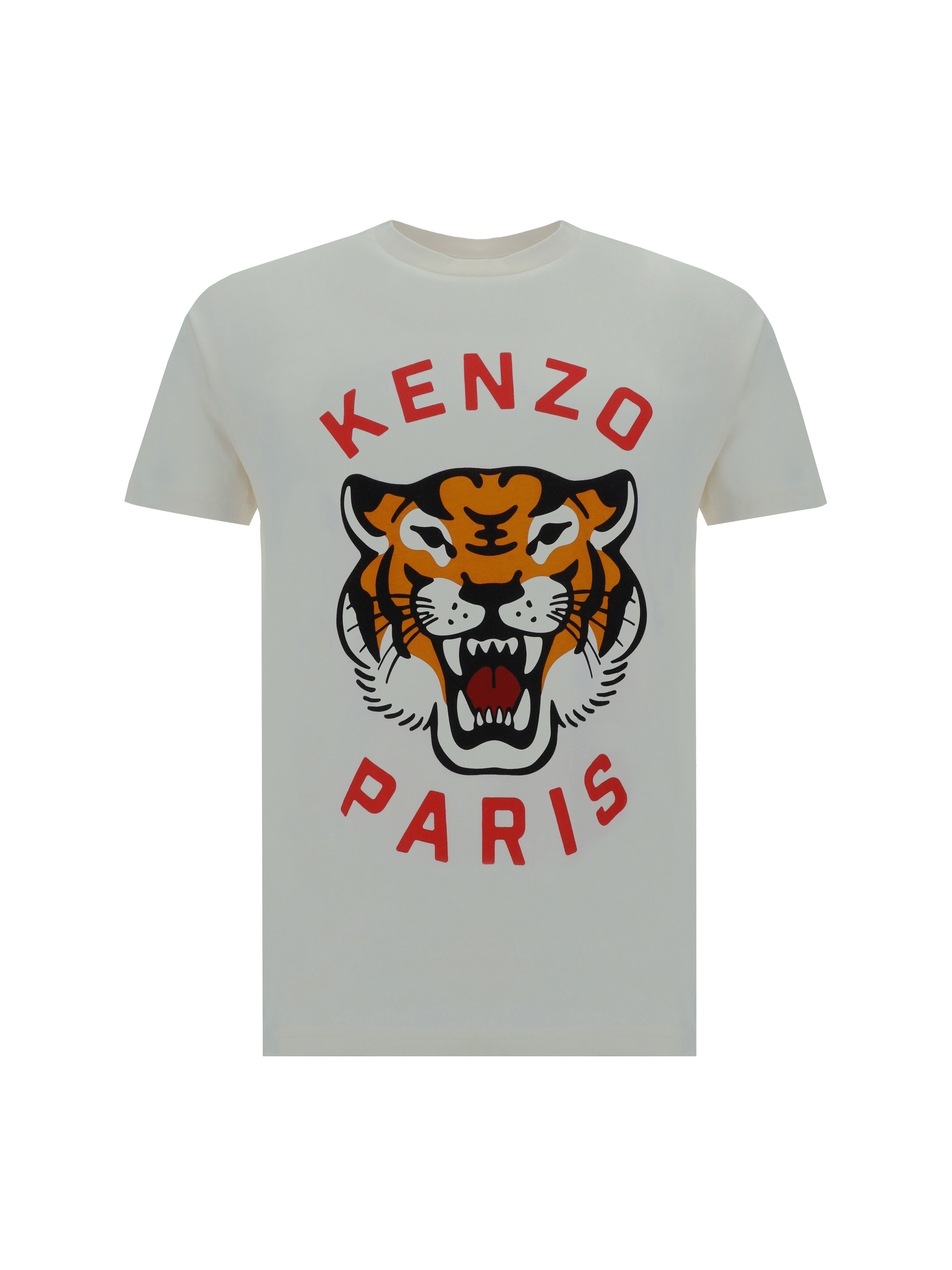 Kenzo Lucky Tiger T-shirt In Gray