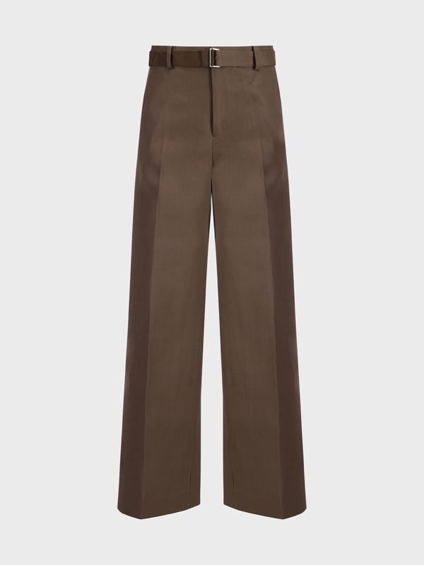 Double-faced Silk Cotton Pants