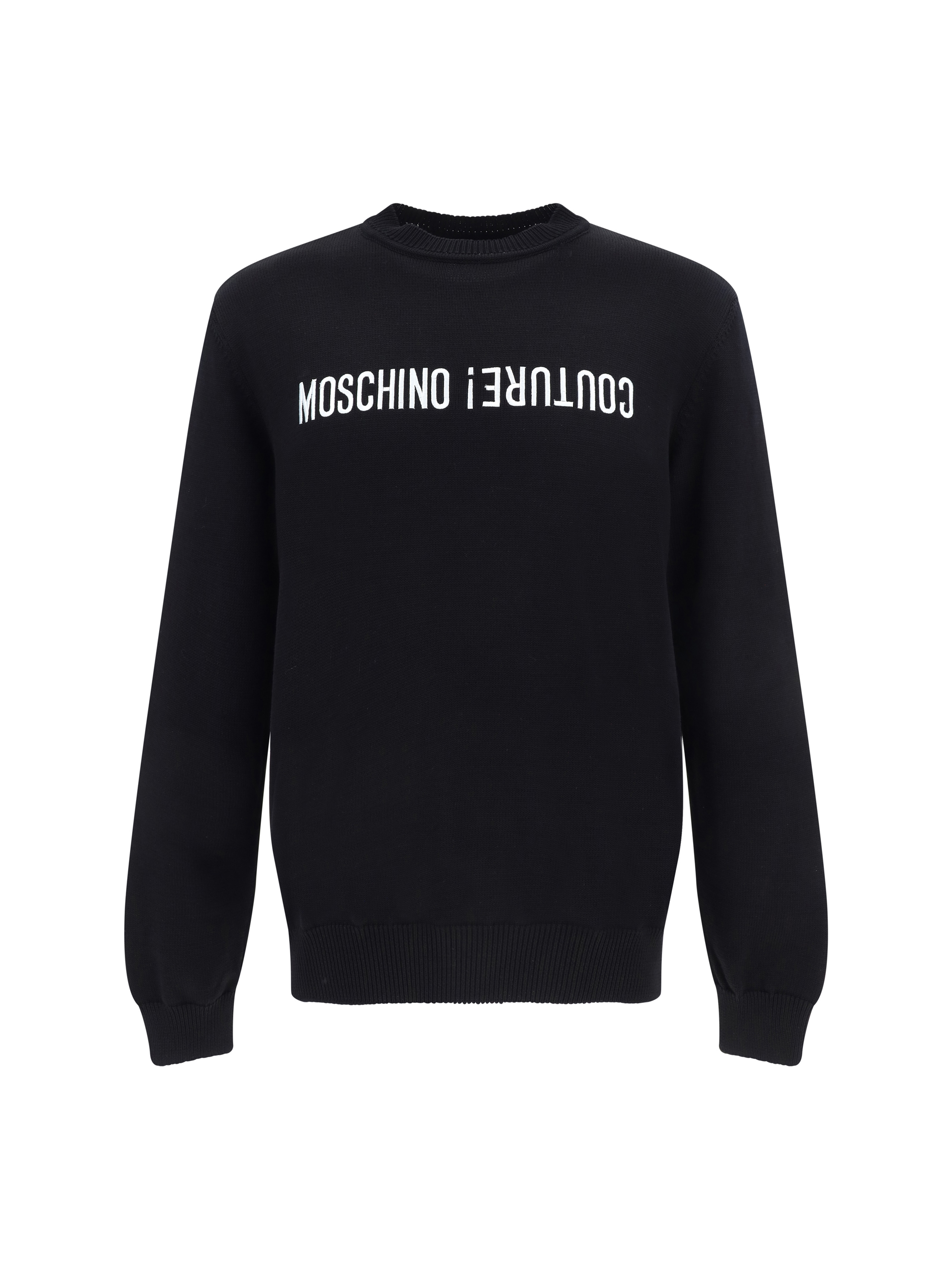 Shop Moschino Sweatshirt In Black