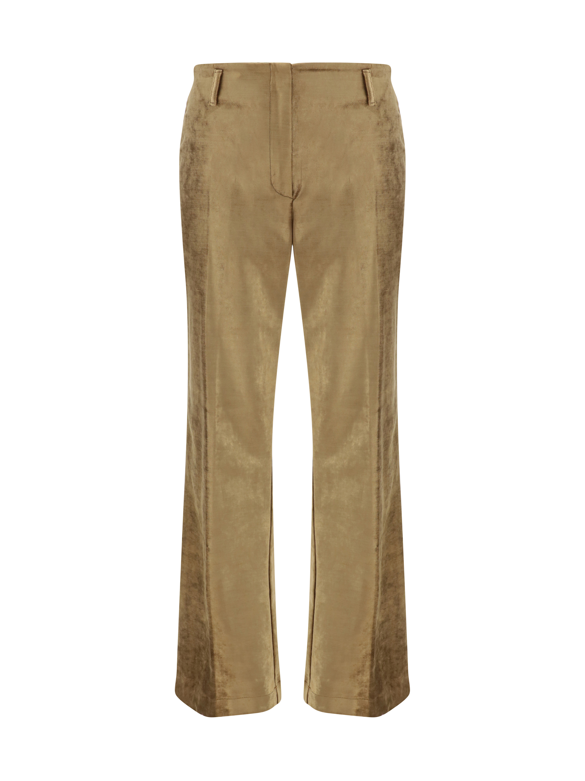 Shop Forte Forte Pants In Gold