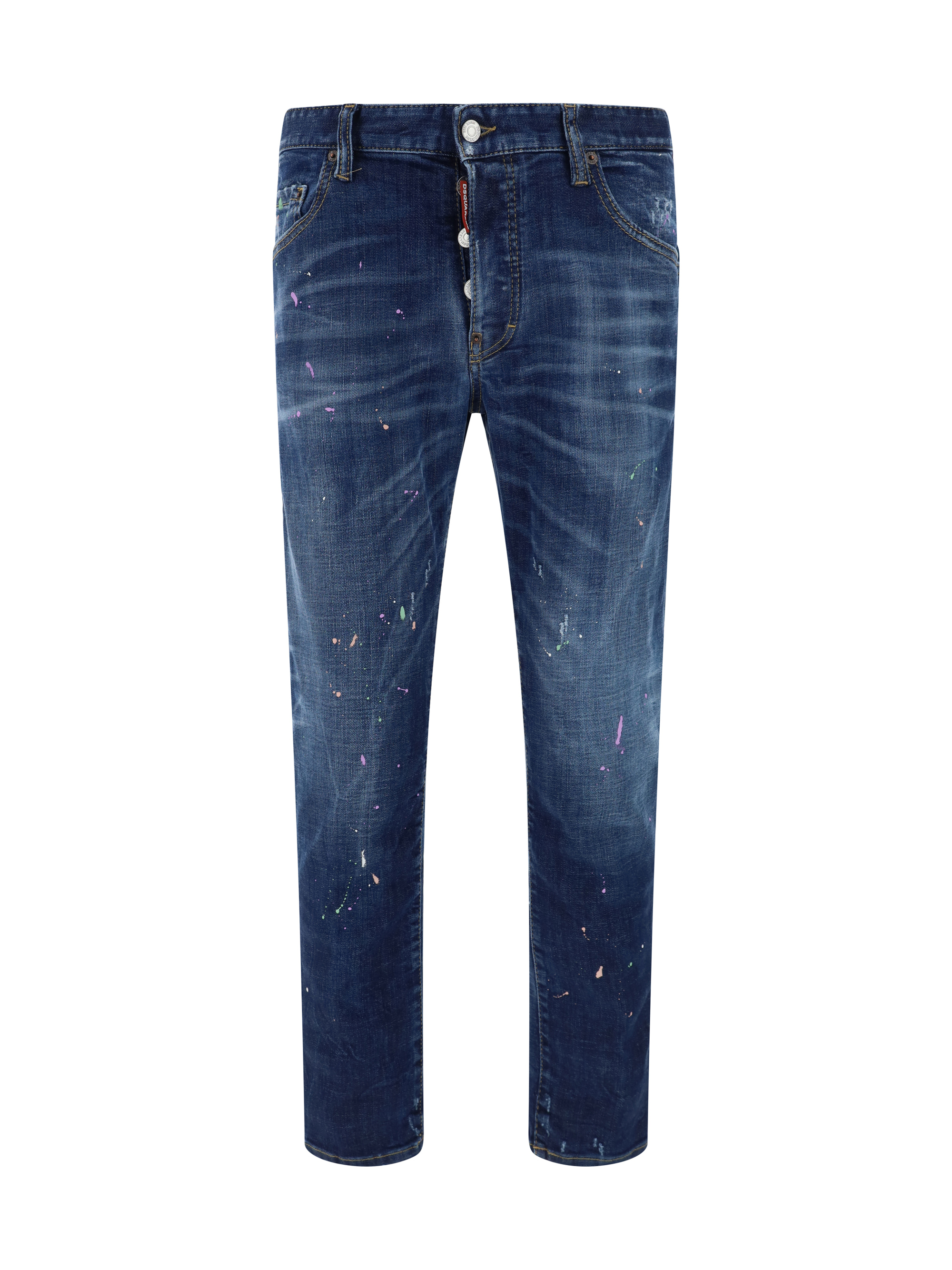 Shop Dsquared2 Jeans In Navy Blue