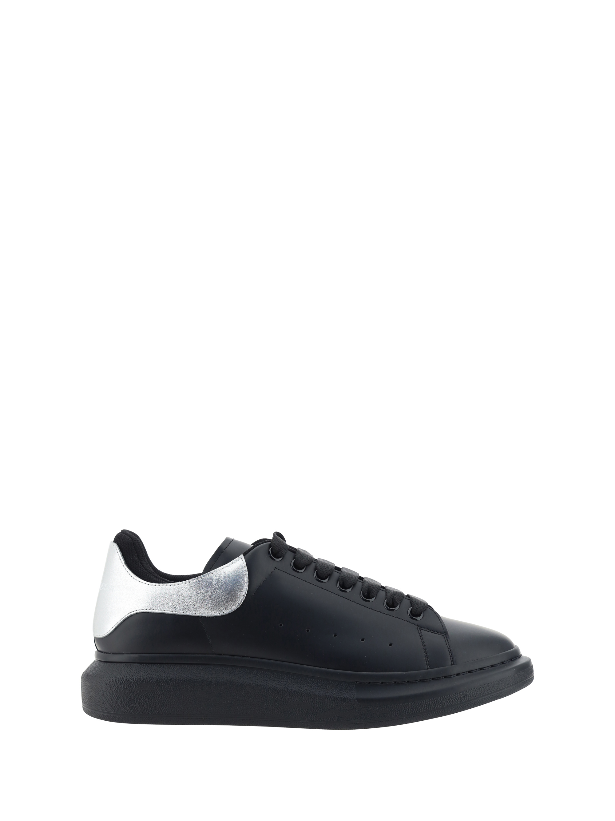 Shop Alexander Mcqueen Sneakers In Black/silver/black