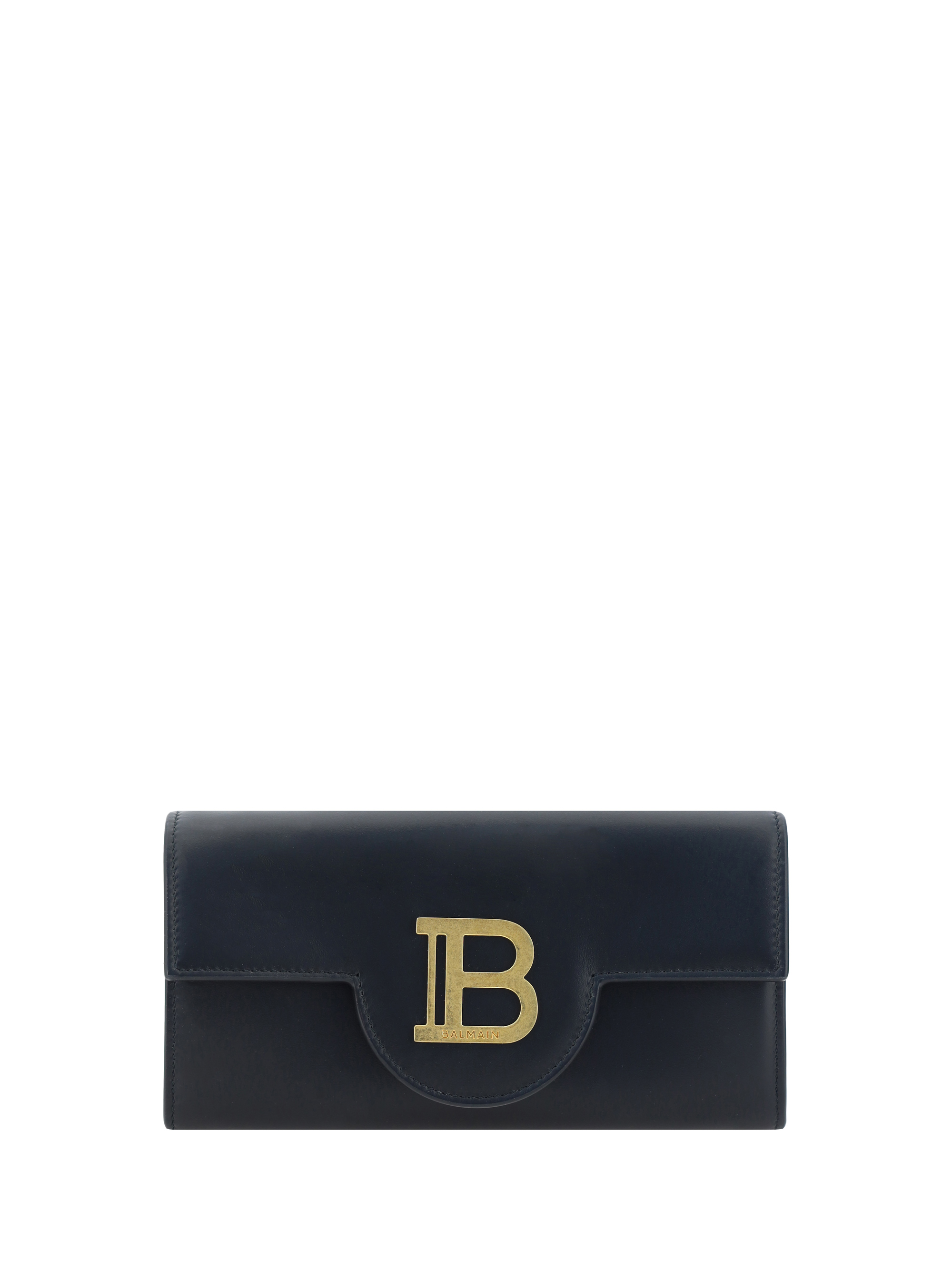 Balmain Shoulder Wallet In Noir
