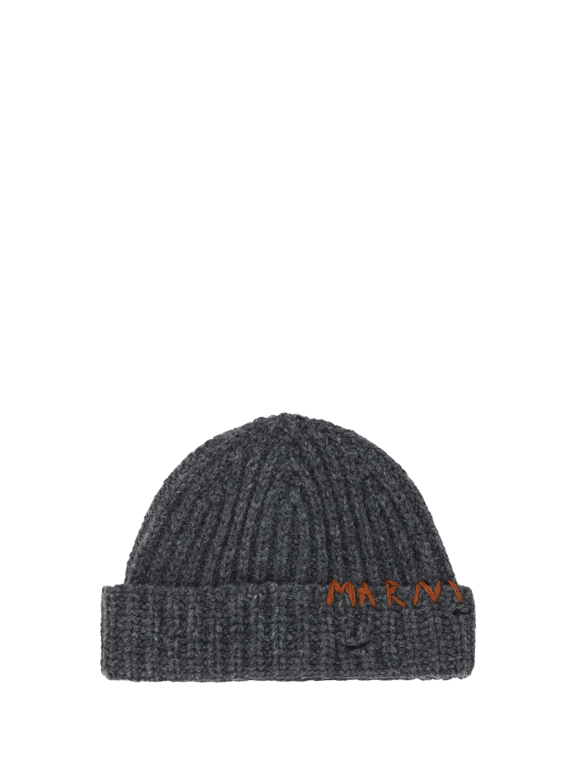 Shop Marni Beanie Hat In Granite