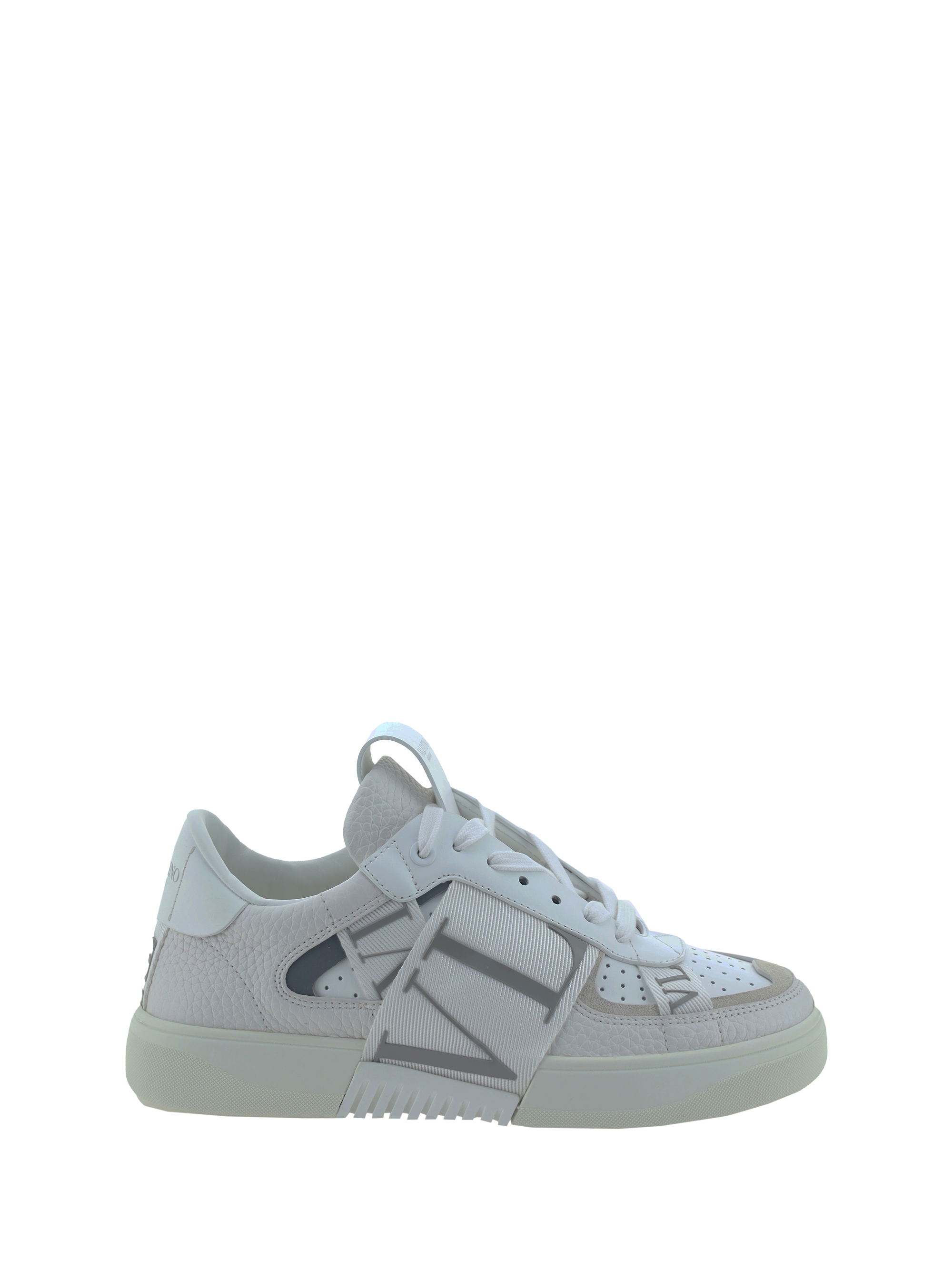 Shop Valentino Garavani Vl7n Sneakers In Bianco/bia-pastel Grey/bia/ghiaccio/bian