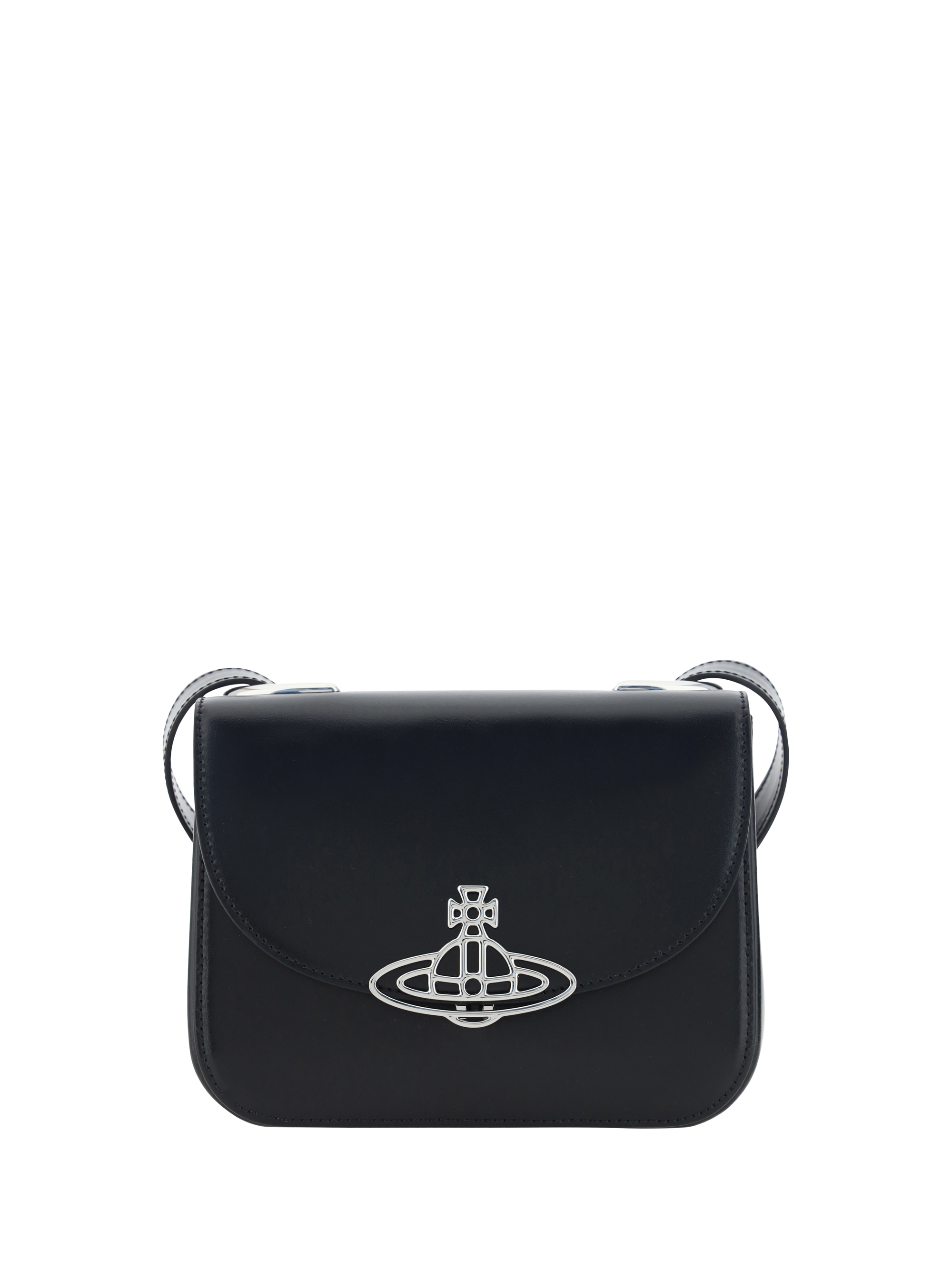 Shop Vivienne Westwood Linda Shoulder Bag In Black