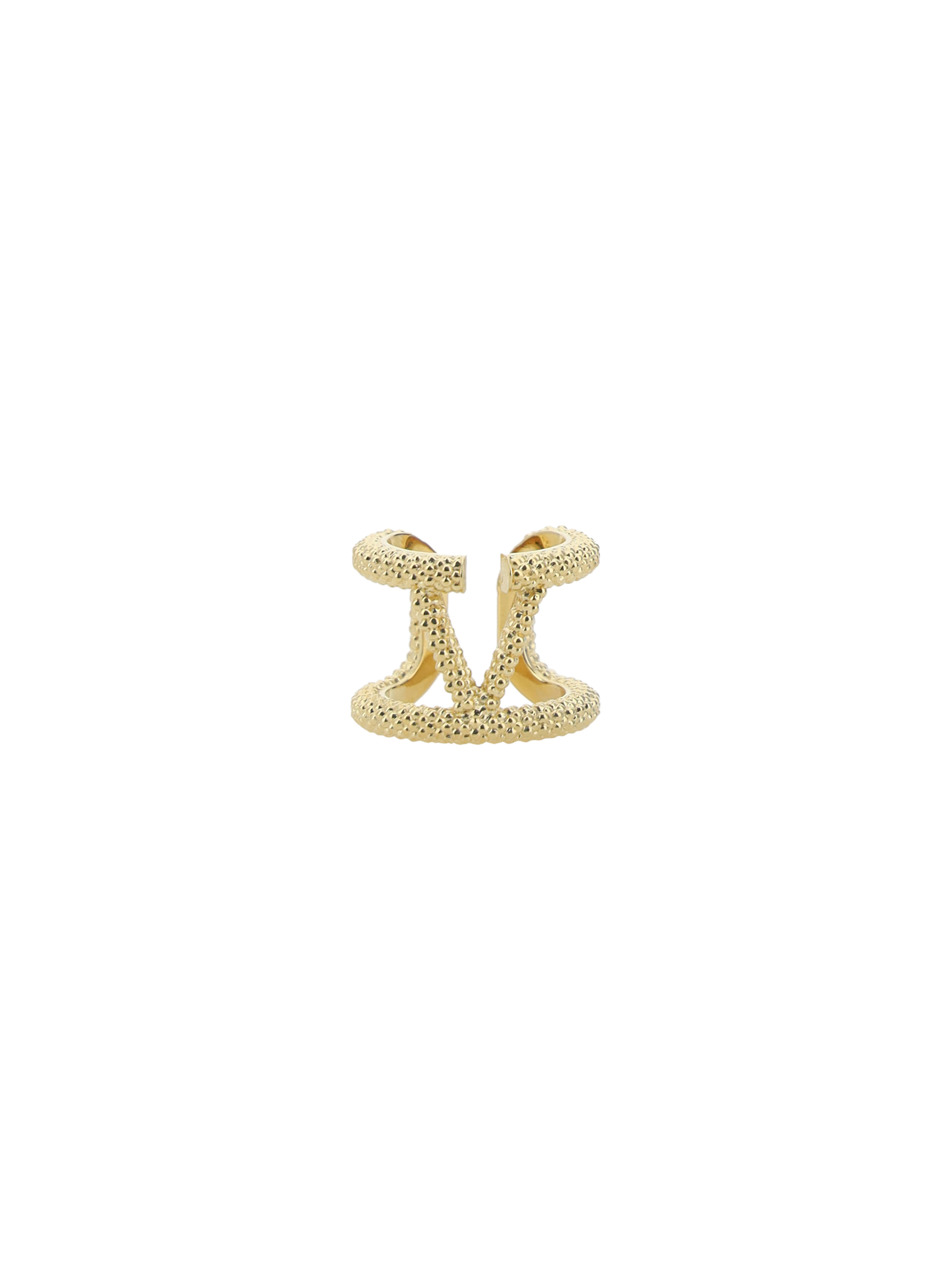 Shop Valentino Vlogo Ring In Oro 18