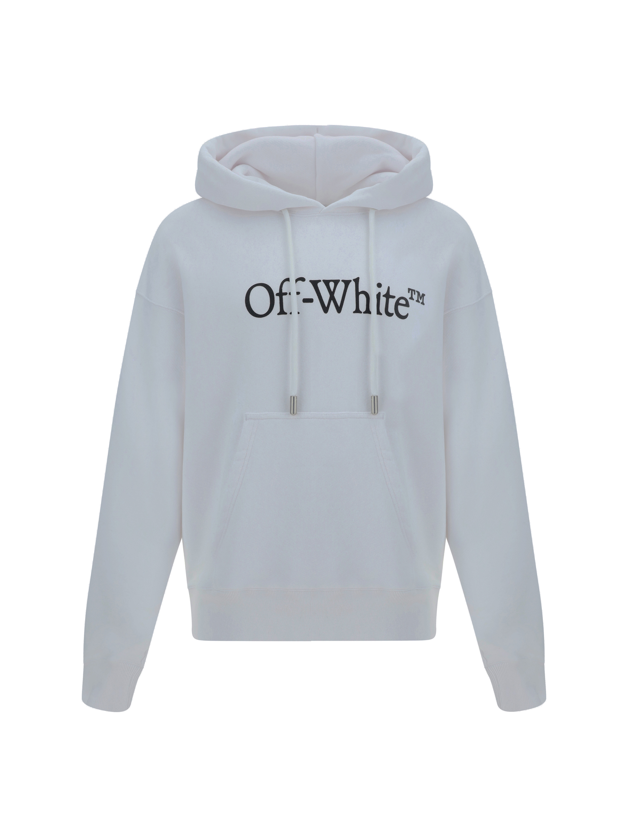 Shop Off-white Big Bookish Skate Hoodie In White Black