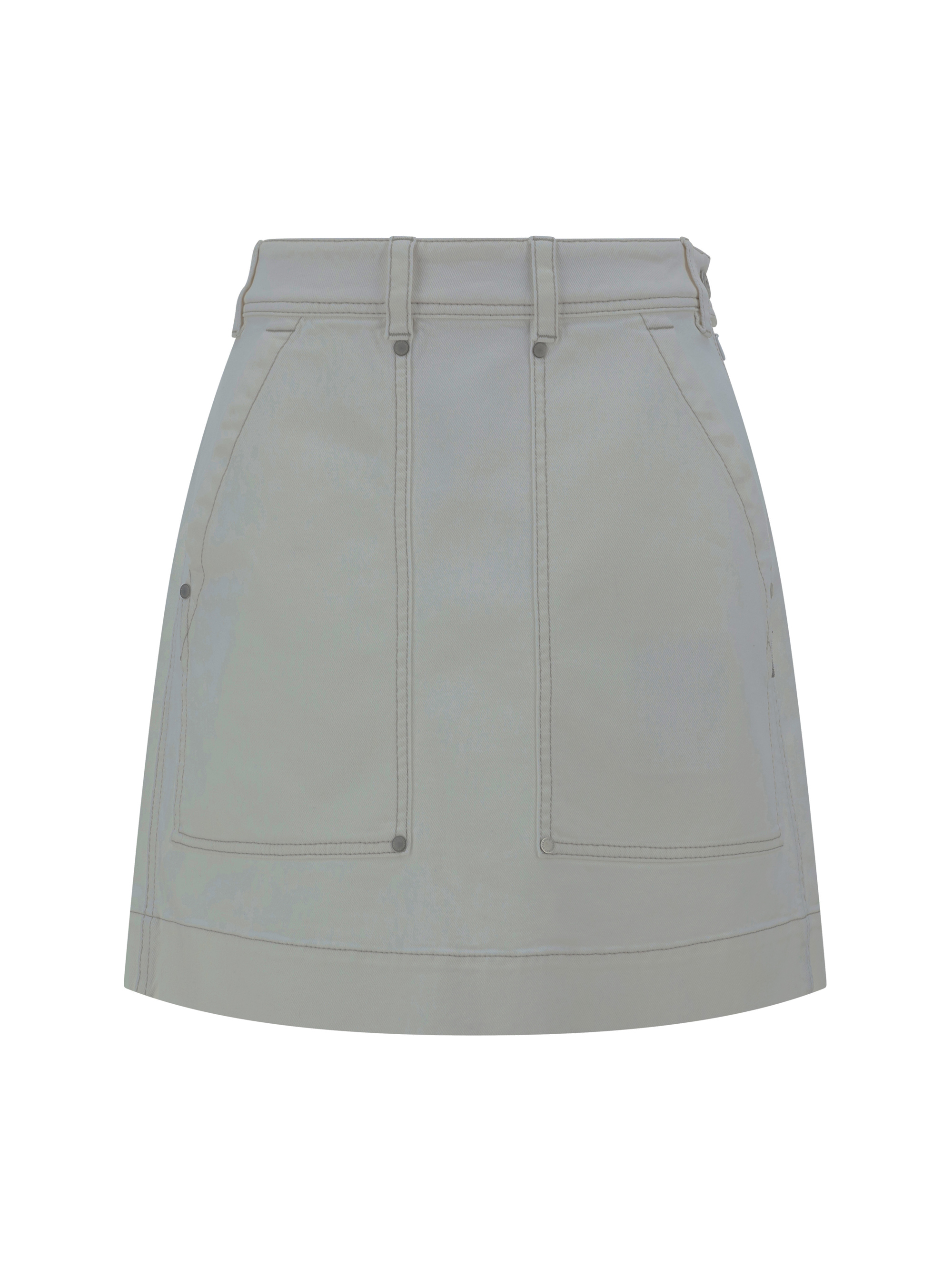 Shop Brunello Cucinelli Dyed Skirt In Bianco