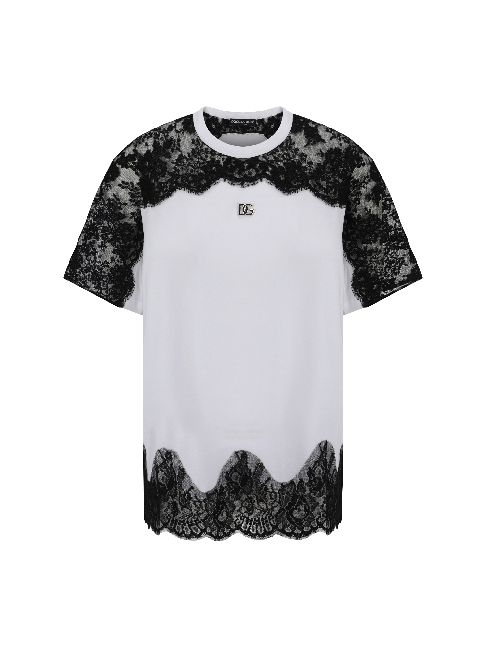 Shop Dolce & Gabbana T-shirt In Bianco Ottico