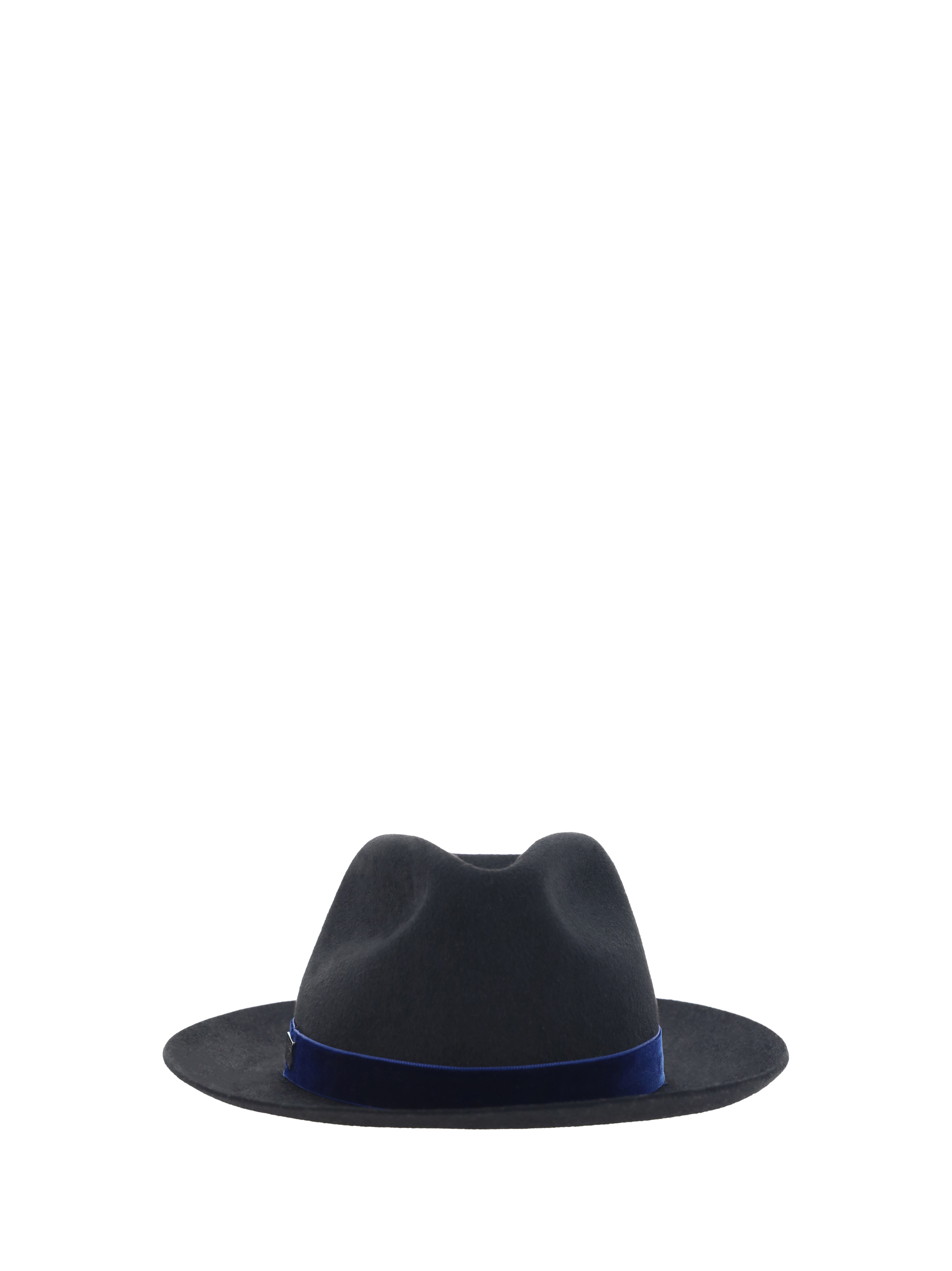 Shop Giorgio Armani Fedora Hat In 0020