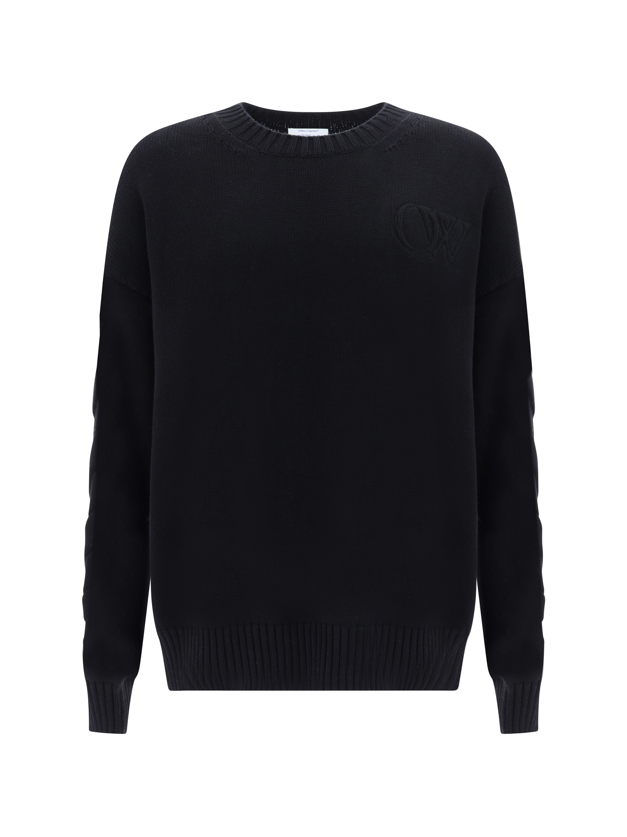Shop Off-white Sweater In Black Black