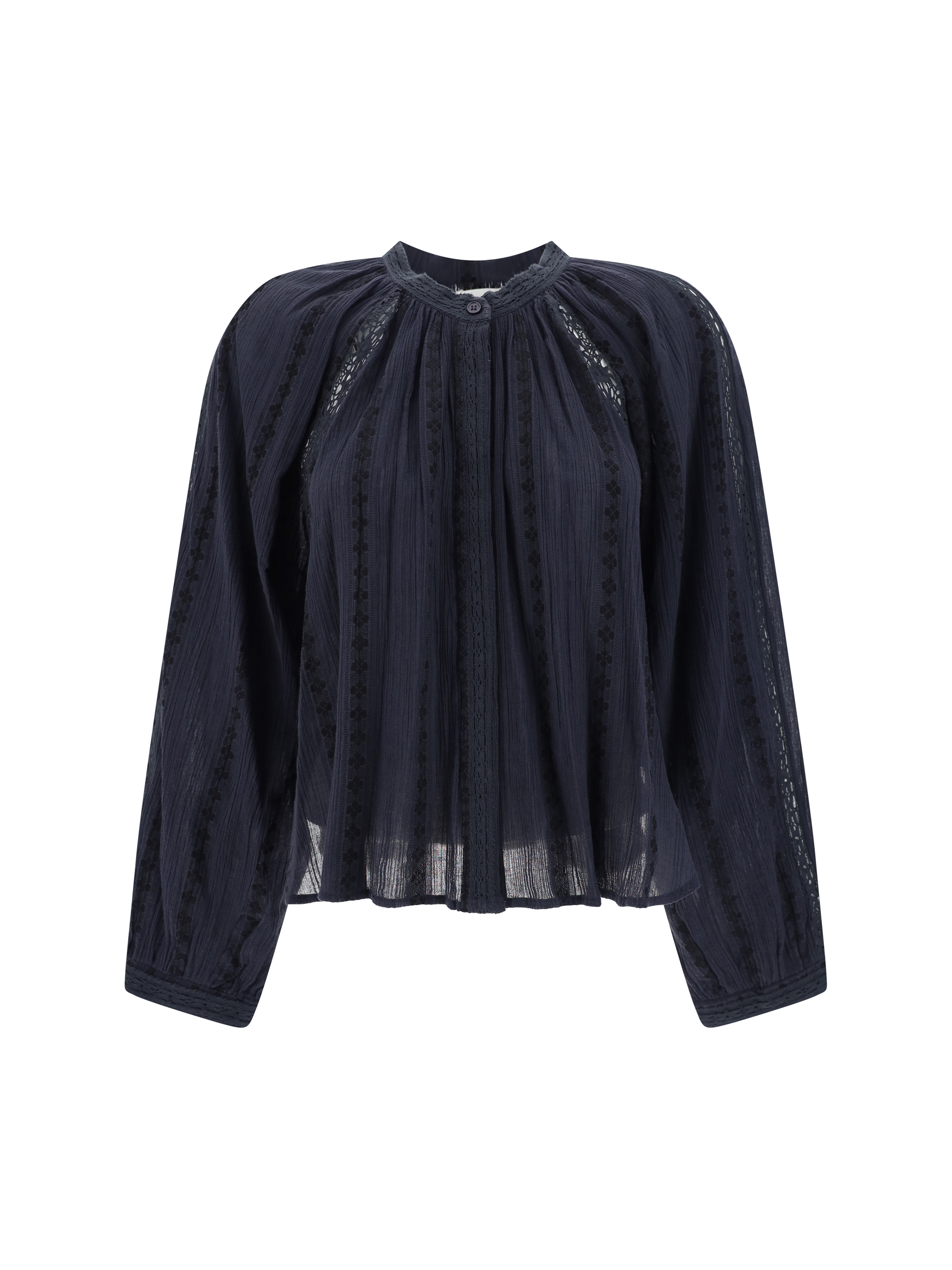 Shop Marant Etoile Janelle Shirt In Black