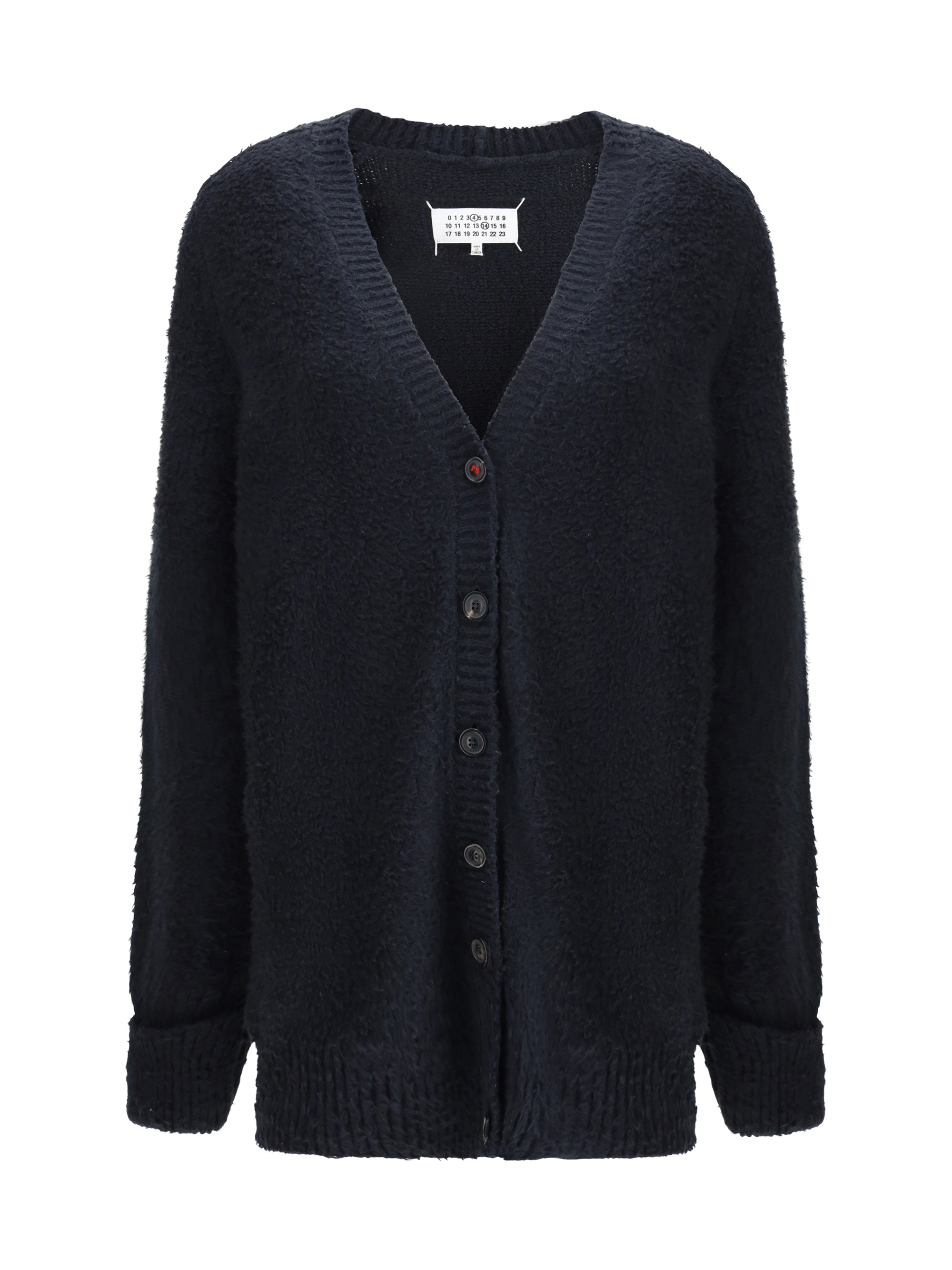 Shop Margiela Cardigan In Black