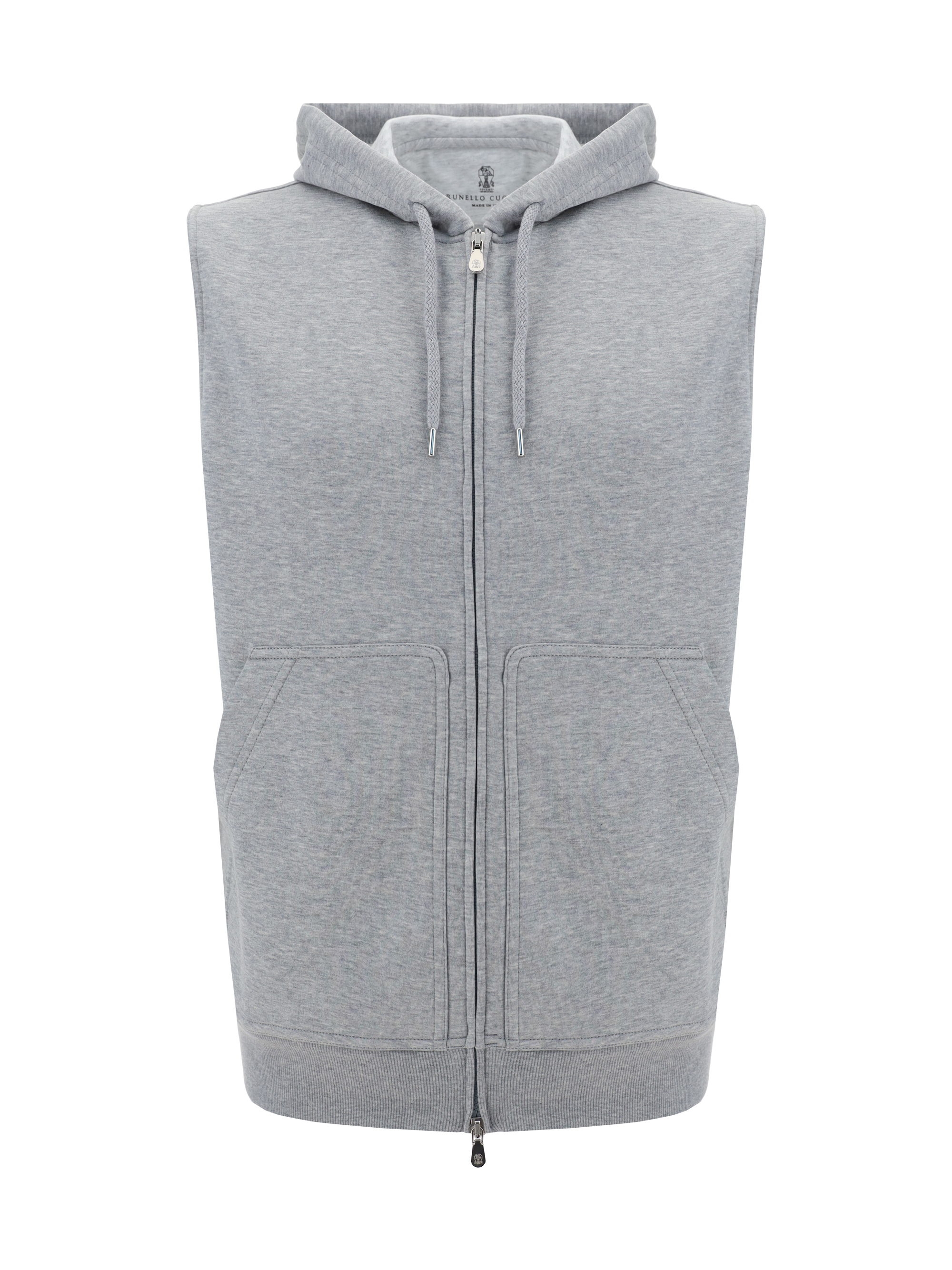 Shop Brunello Cucinelli Vest In Grigio Medio